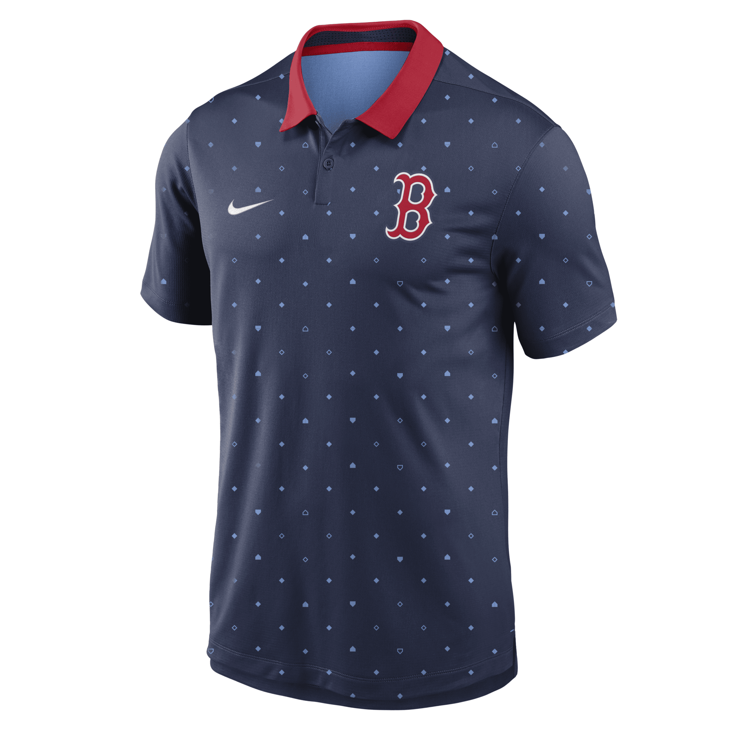 Shop Nike Boston Red Sox Legacy Icon Vapor  Men's Dri-fit Mlb Polo In Blue