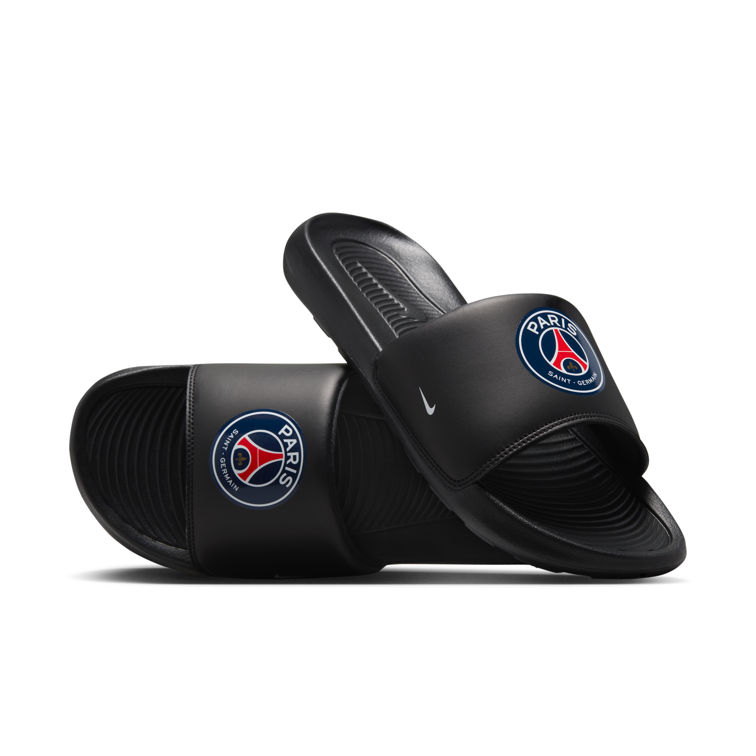Paris Saint-Germain Victori One Nike Men's Soccer Slides in Black | IX3943-001