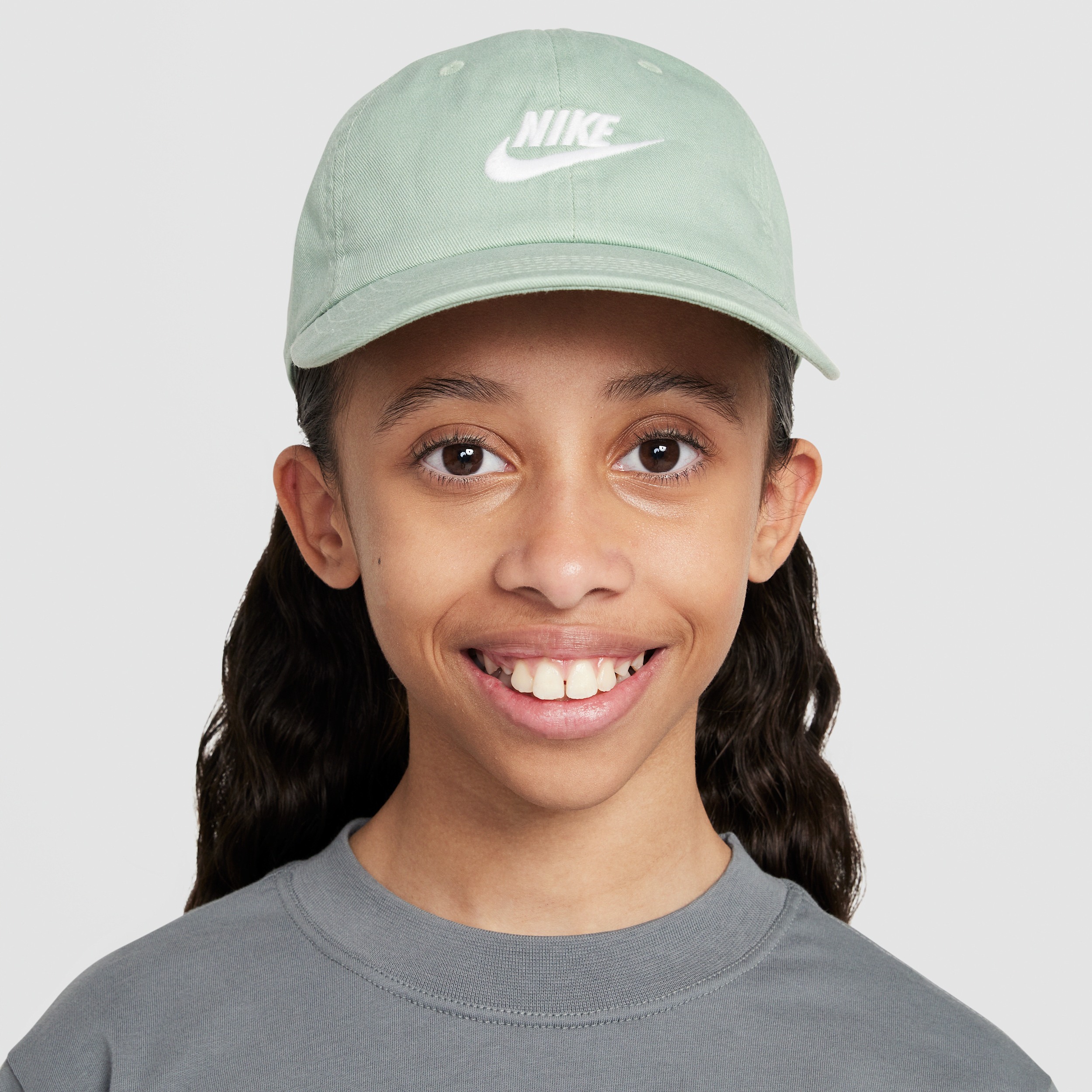 Nike Club Kids' Unstructured Futura Wash Cap In Green