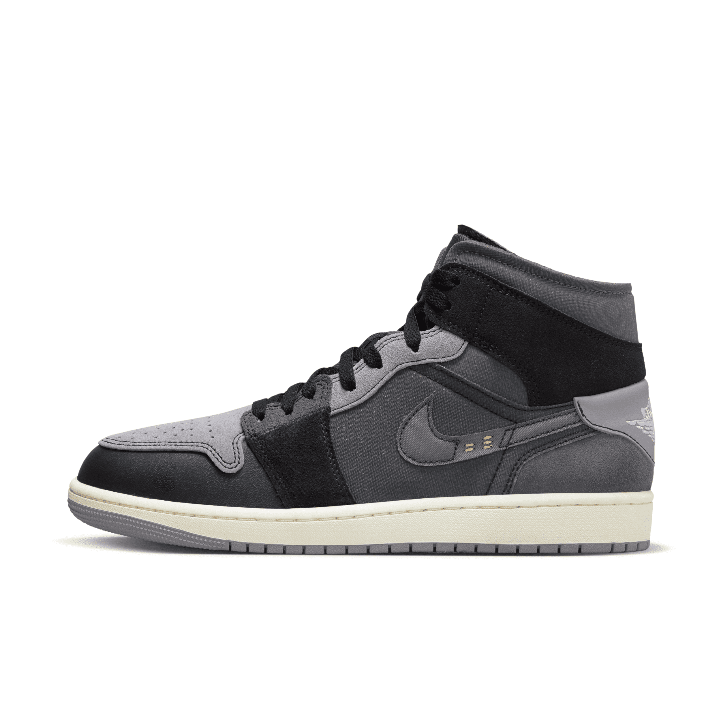 Jordan Air  1 Mid Se Craft High Top Basketball Sneaker In Black