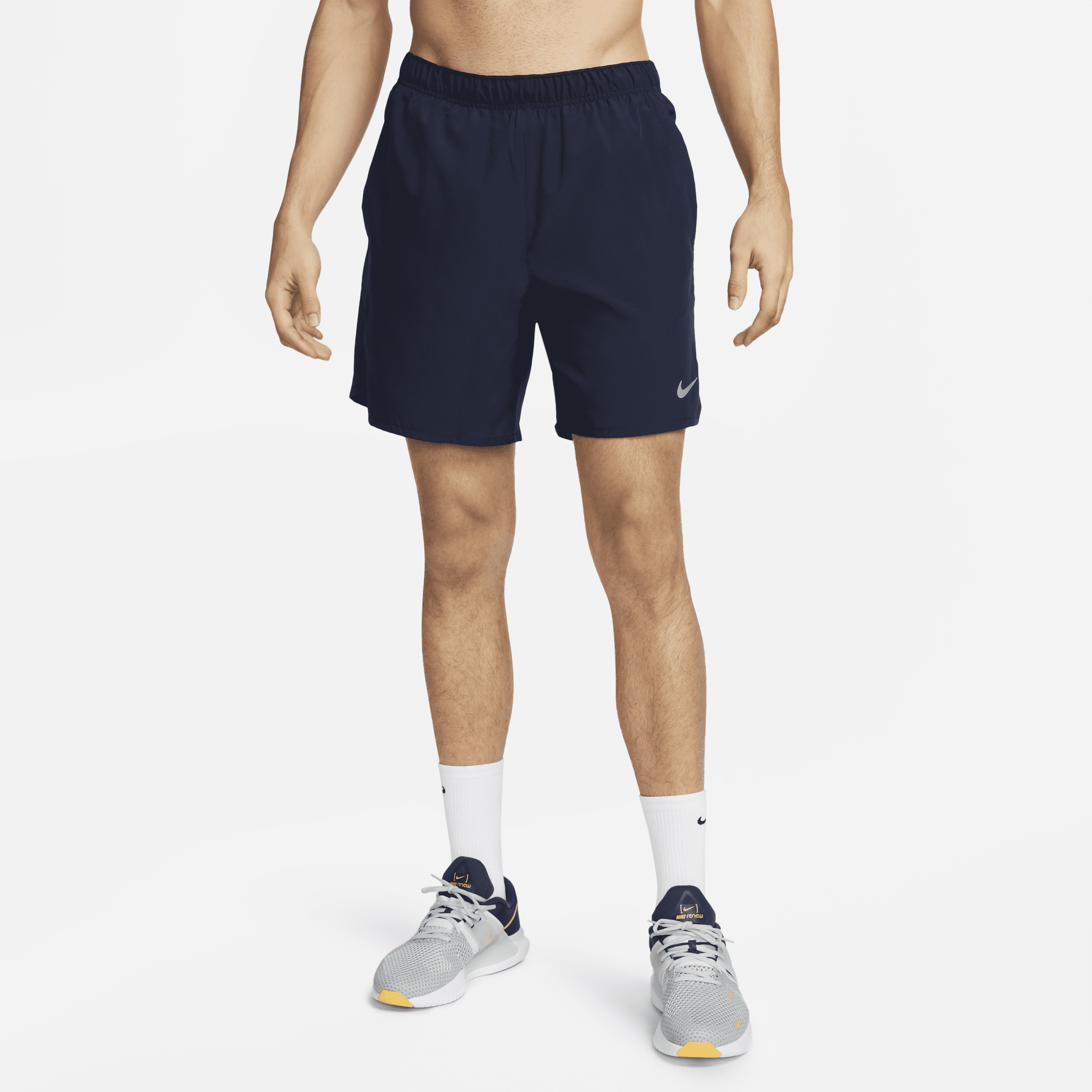 Shop Nike Men's Challenger Dri-fit 7" 2-in-1 Running Shorts In Blue