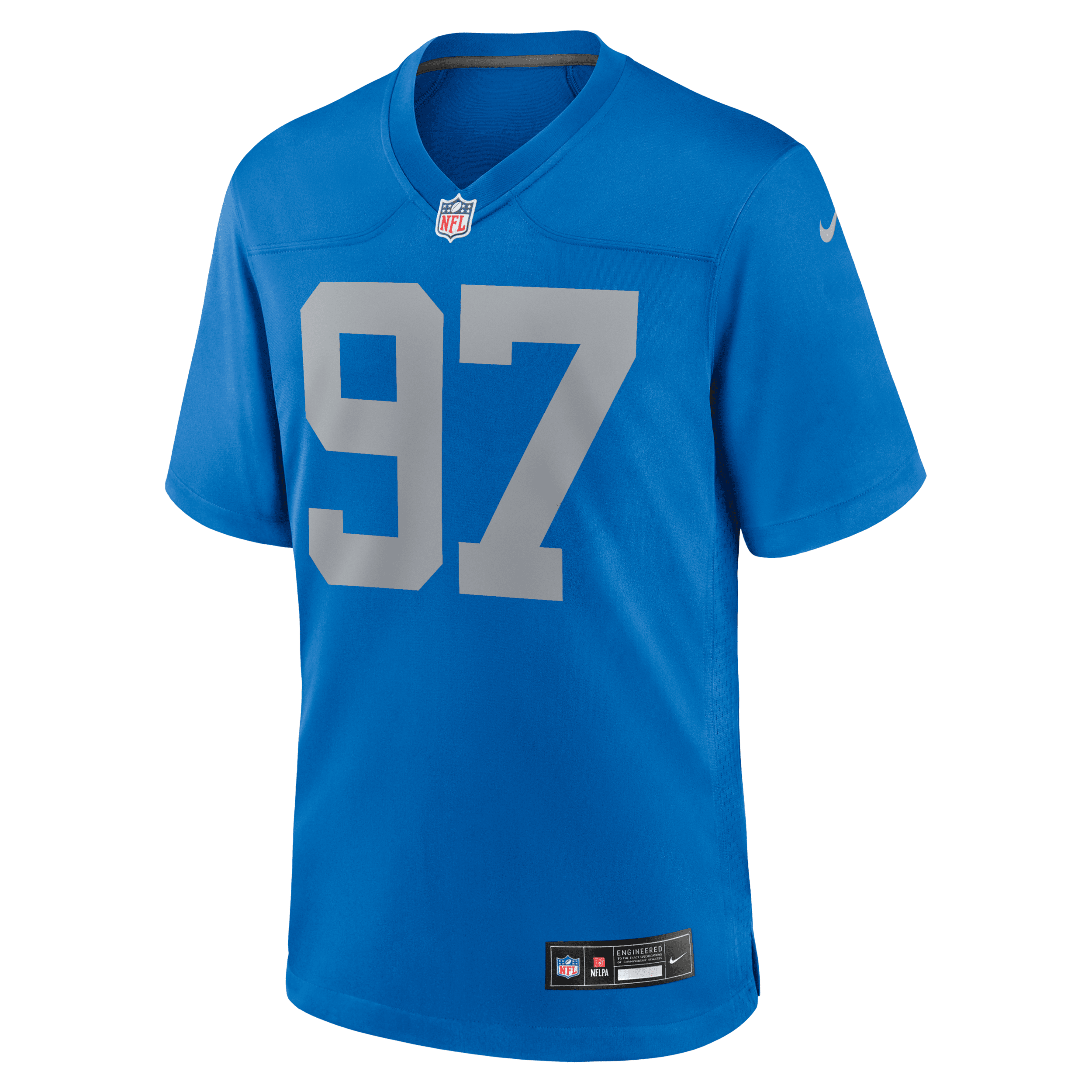 Aidan Hutchinson Detroit Lions Nike Men's NFL Game Football Jersey in Blue, Size: 3XL | 67NM0B9L9JF-DE0