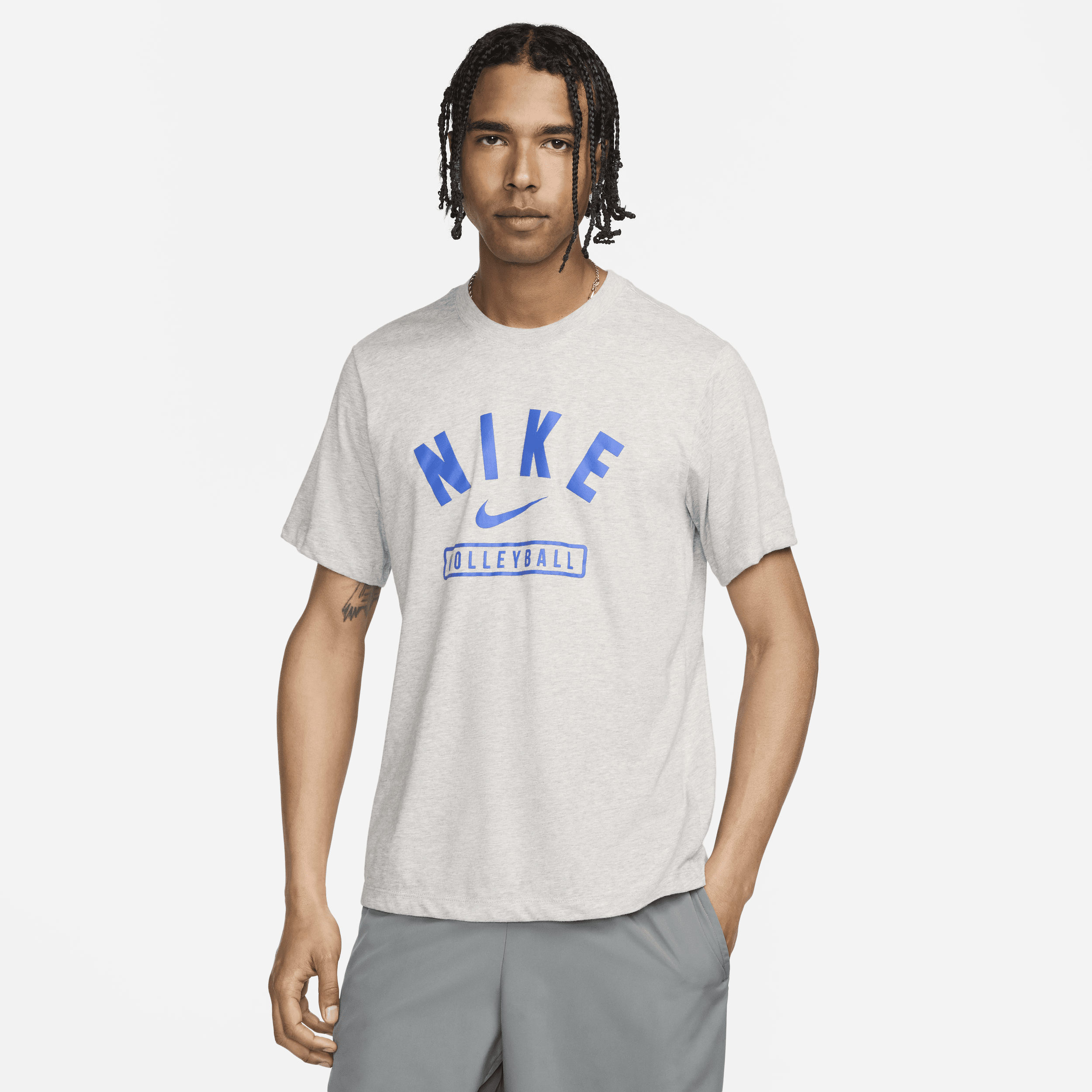 Nike Men's Volleyball T-shirt In Grey