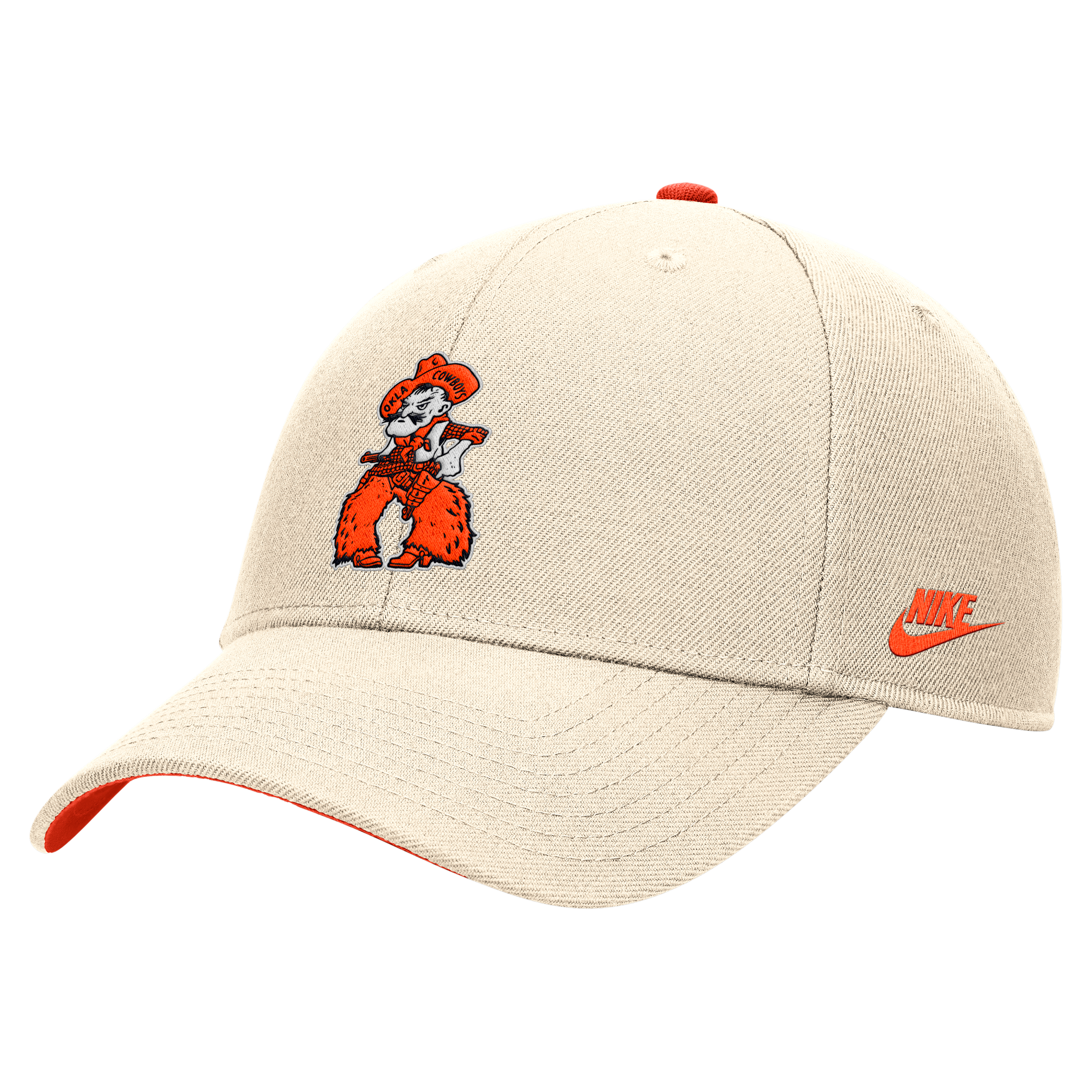 Nike Oklahoma State Rise  Unisex College Adjustable Cap In Brown
