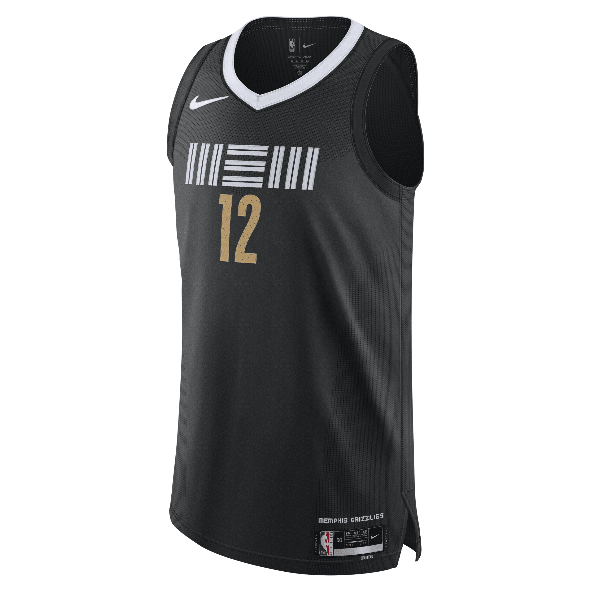 Shop Nike Ja Morant Memphis Grizzlies 2023/24 City Edition  Men's Dri-fit Adv Nba Authentic Jersey In Black