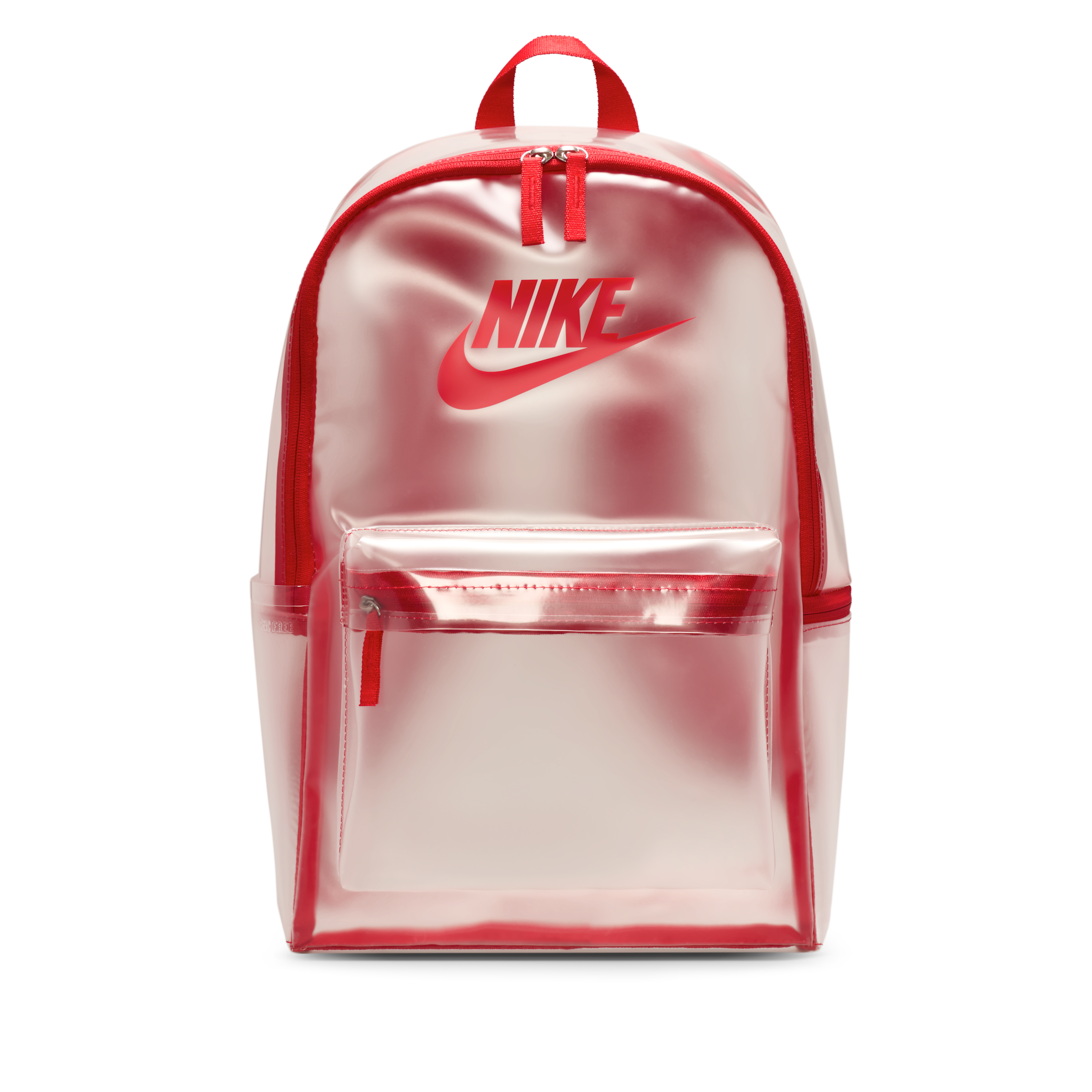 Boys Nike Heritage Crystal Backpack - Boys' Grade School Clear/University Red/University Red