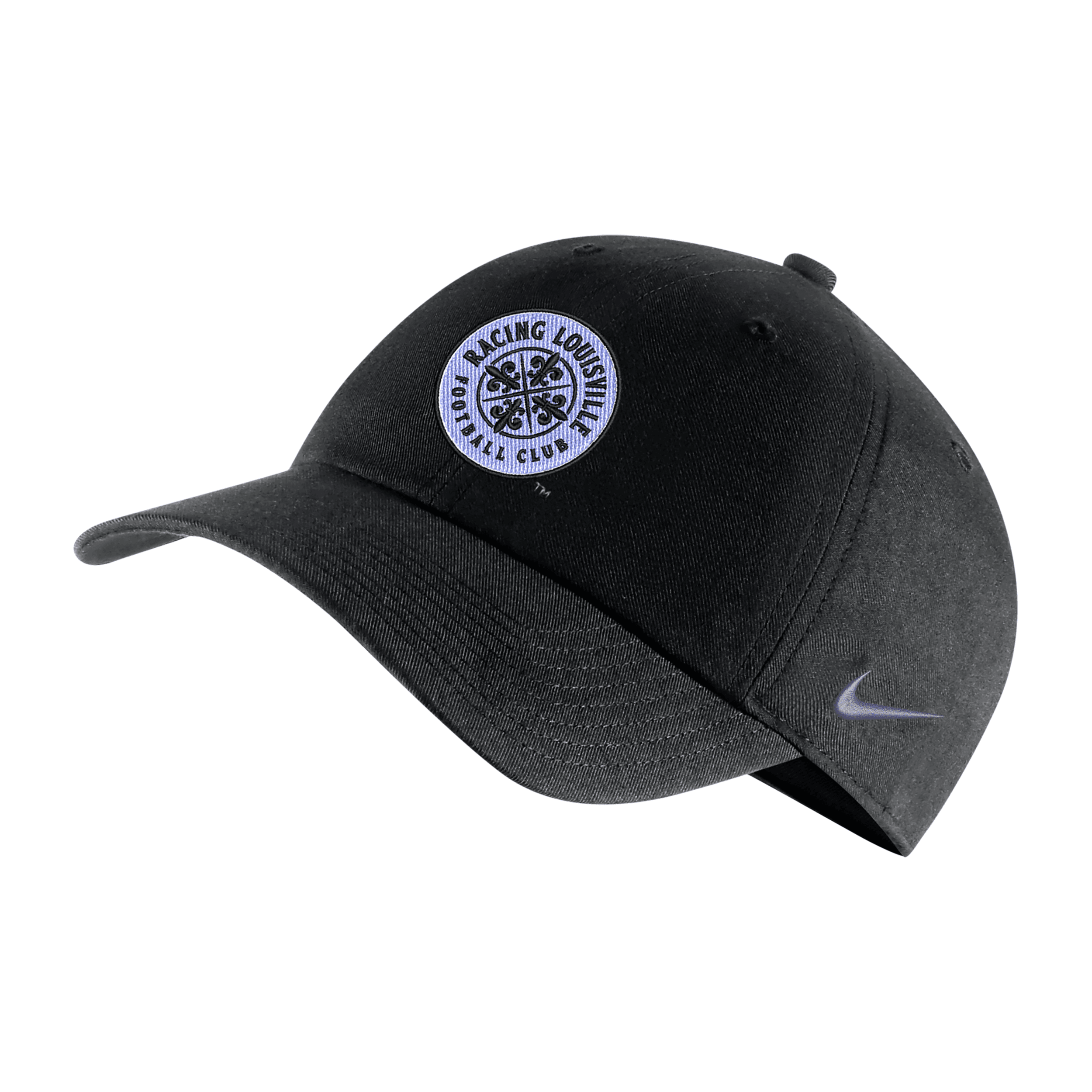 Shop Nike Racing Louisville Fc Heritage86  Unisex Nwsl Soccer Cap In Black