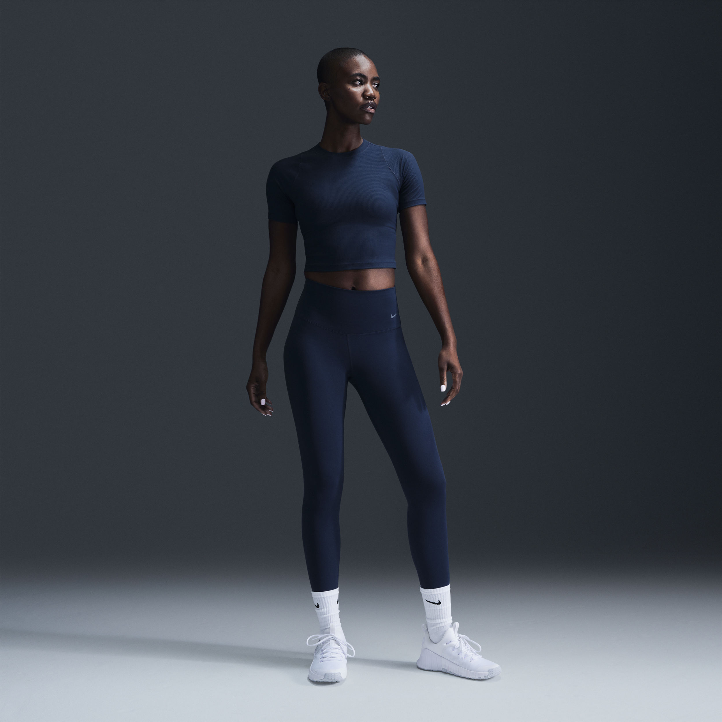 Nike Women's Zenvy Gentle-support High-waisted 7/8 Leggings In Blue