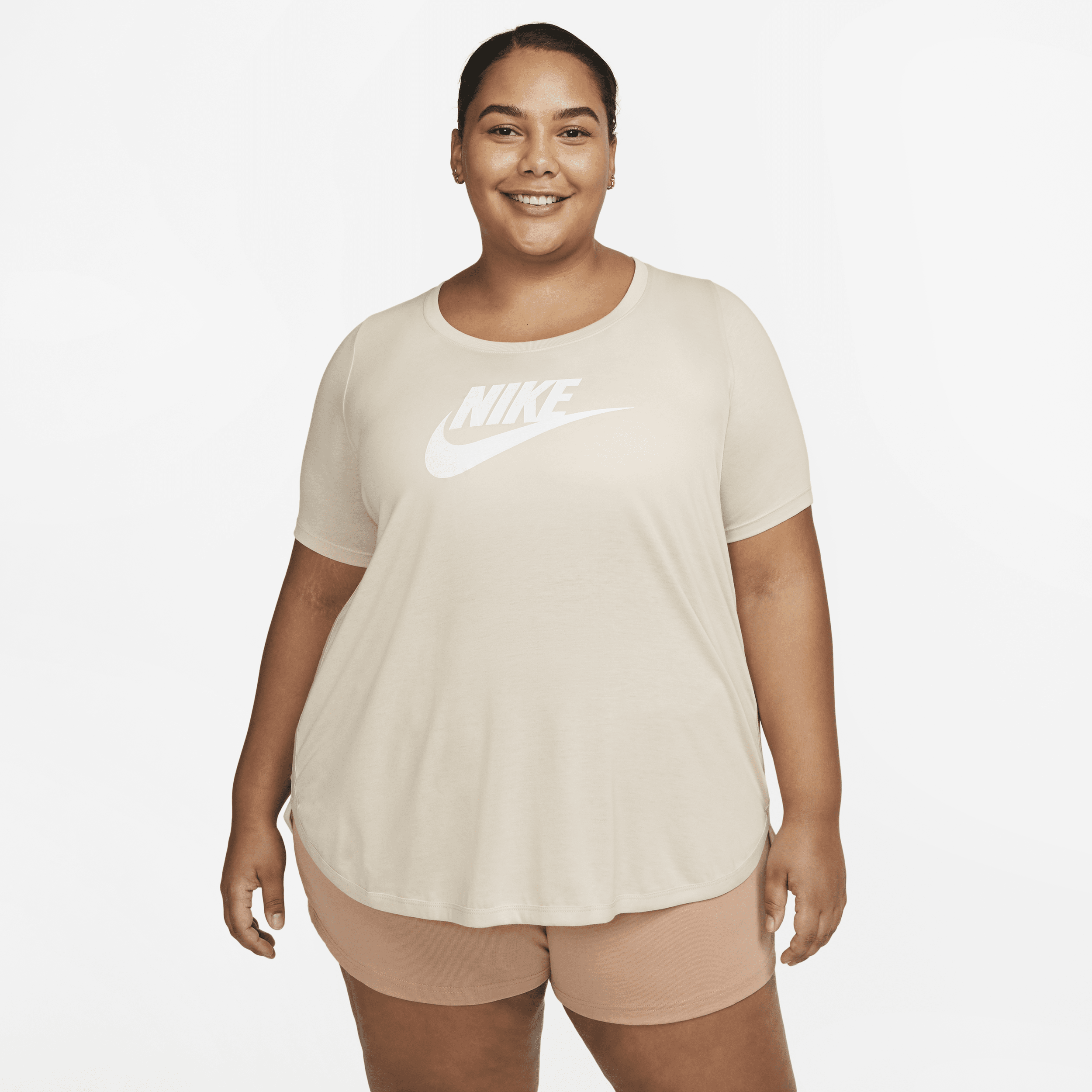 Nike Women's  Sportswear Essential Tunic (plus Size) In Brown