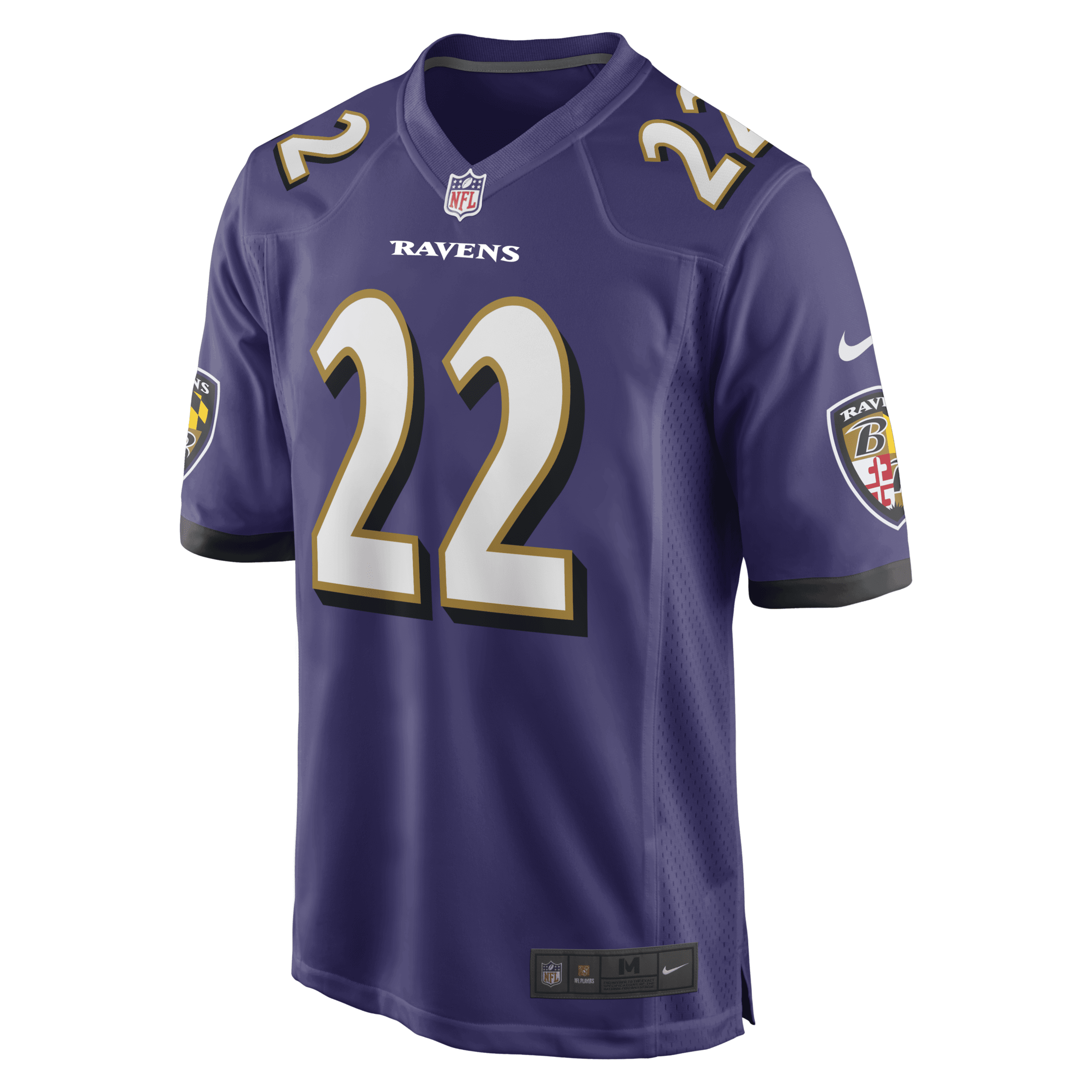 NIKE DERRICK HENRY BALTIMORE RAVENS MEN'S NFL GAME FOOTBALL JERSEY 1015689908