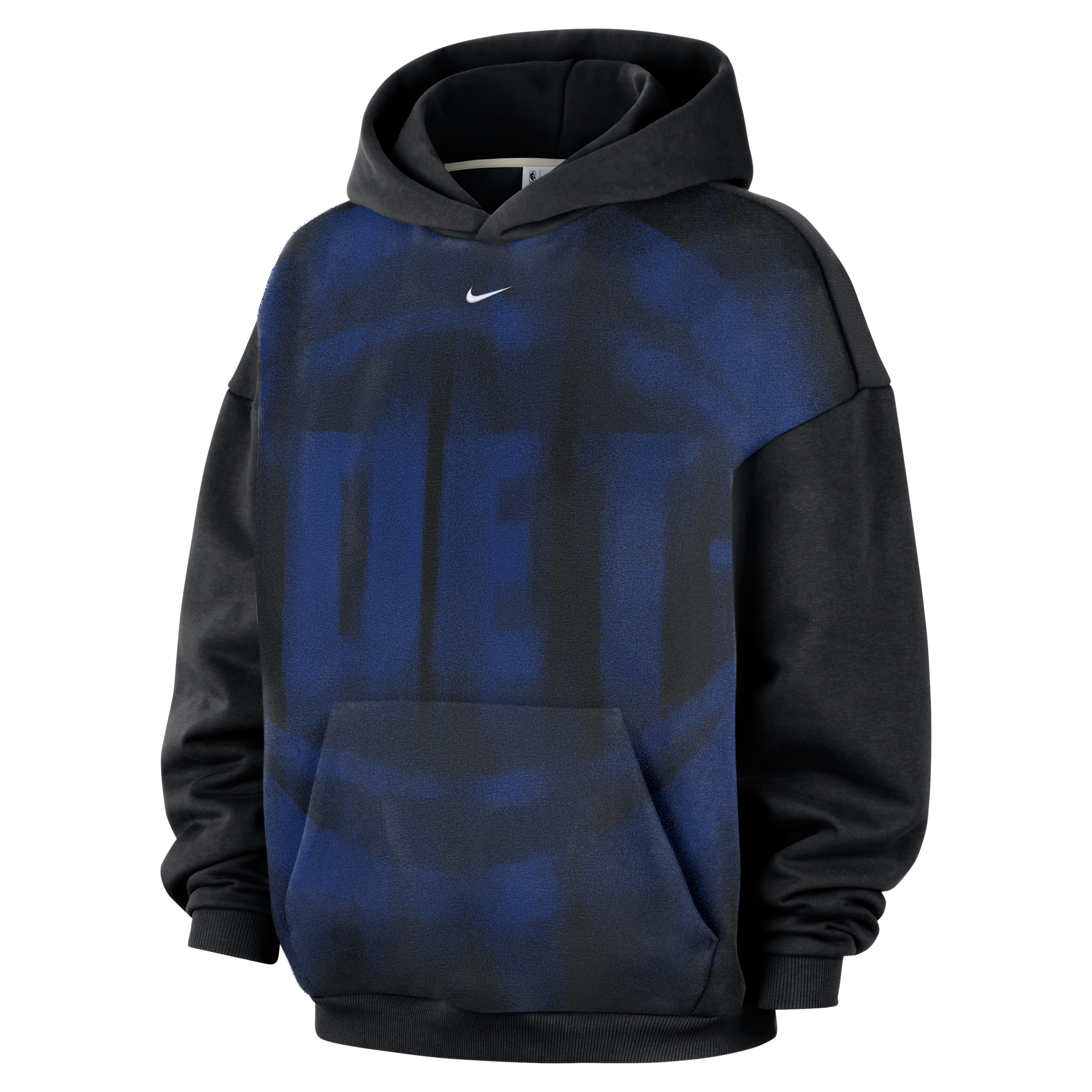 Nike Adult Detroit Pistons Worn With Obsession Standard Issue Therma Fleece Icon Hoodie, Men's, XXL, Black