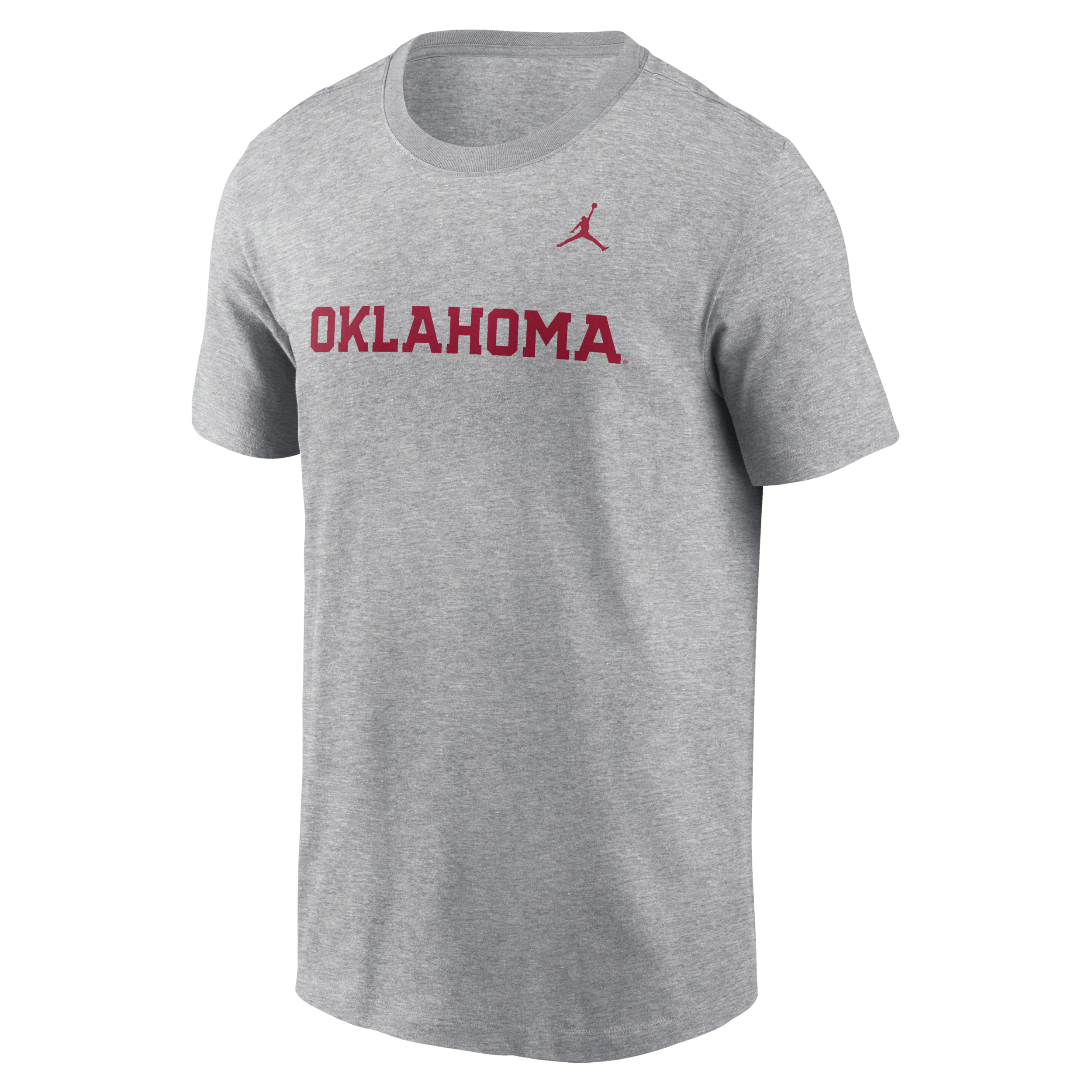 Nike Men's Oklahoma Sooners Primetime Wordmark College T-shirt In Grey