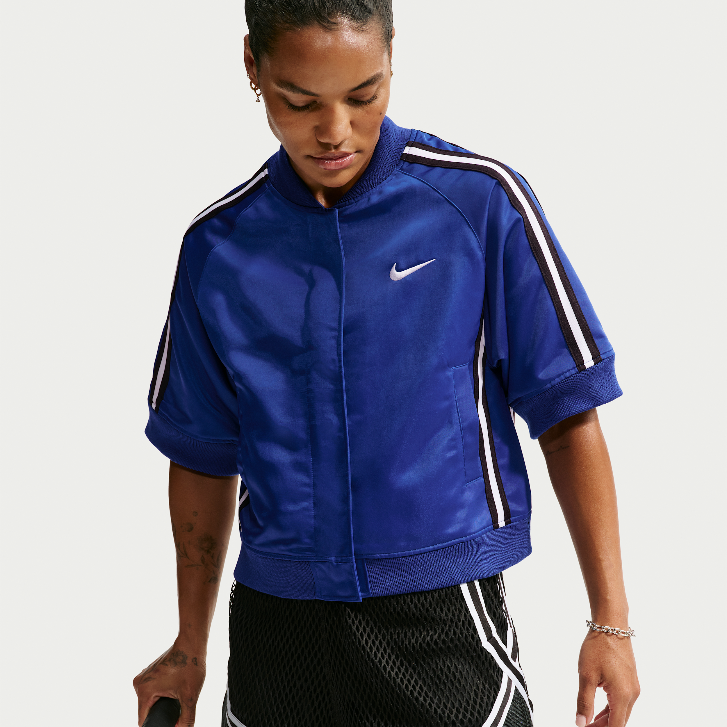 Nike Women's Court Slam U.S. Open Tennis Jacket, Large, Old Royal