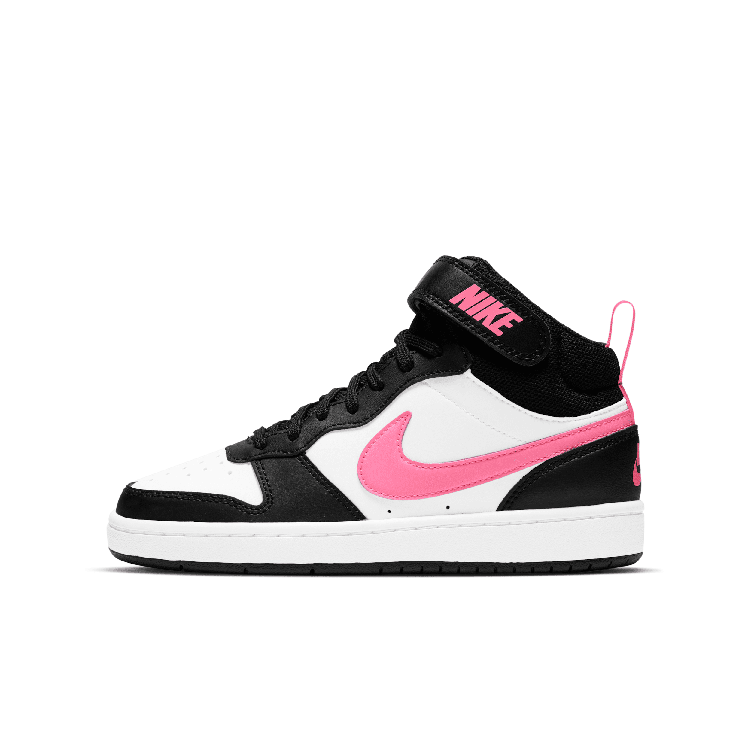 Nike Court Borough Mid 2 Big Kids' Shoes in Black | CD7782-005
