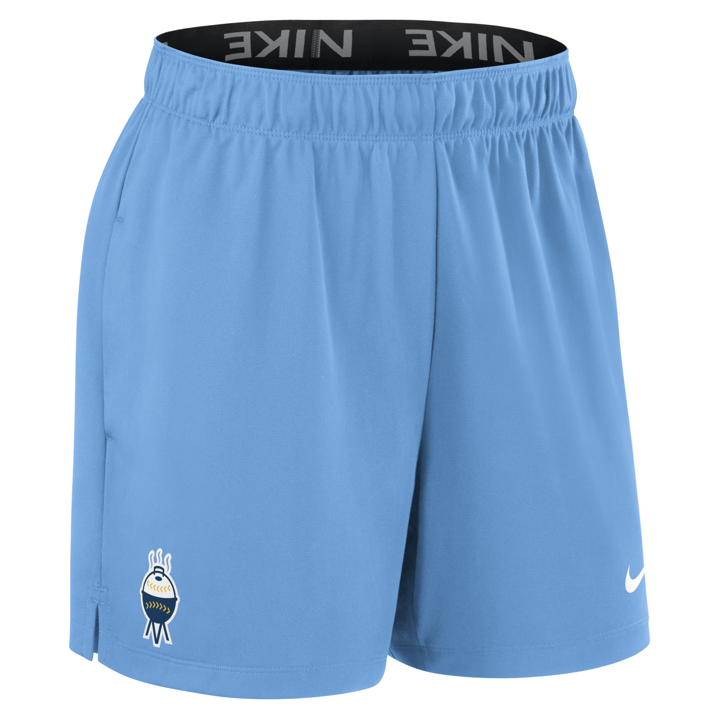 Shop Nike Milwaukee Brewers Authentic Collection City Connect  Women's Dri-fit Mlb Shorts In Blue