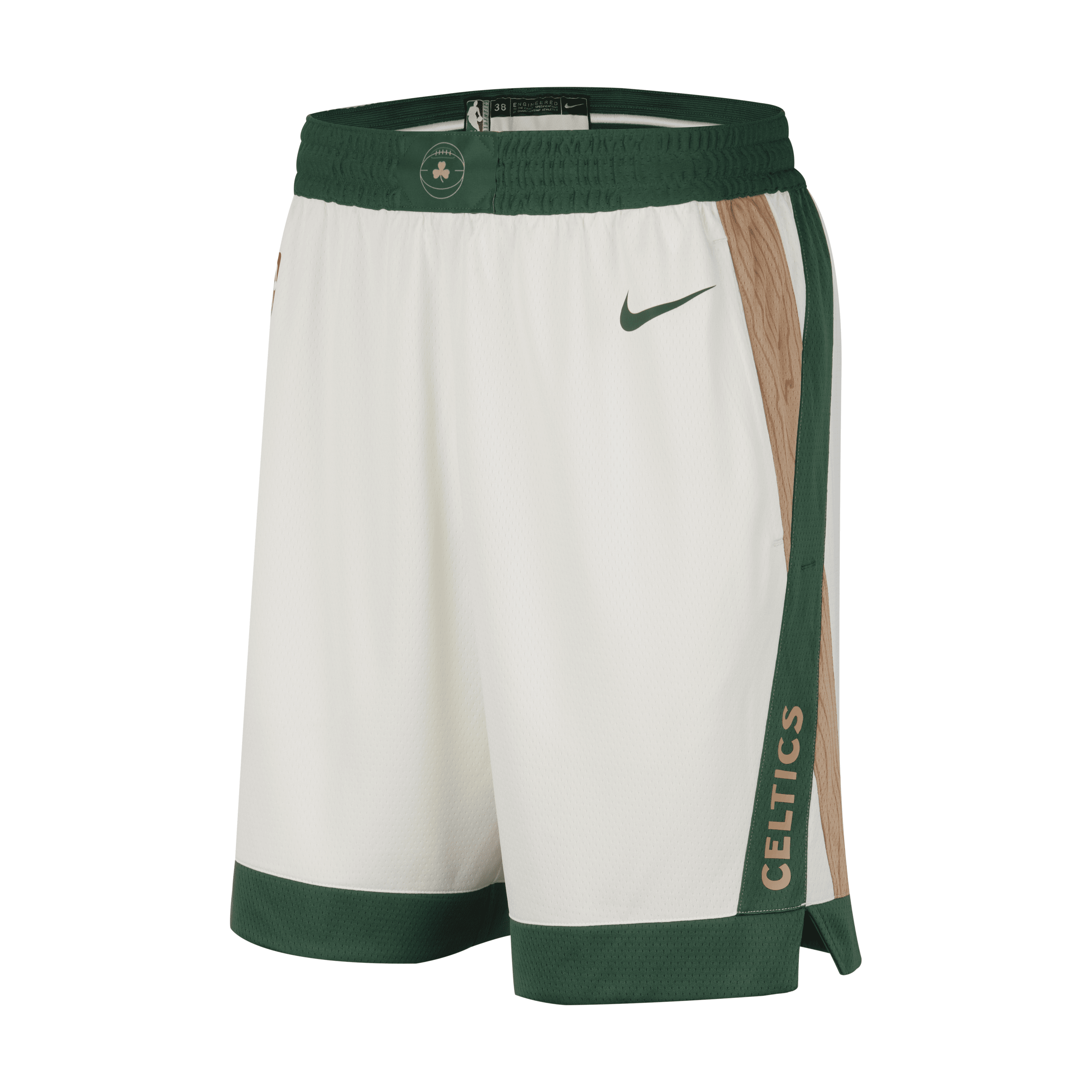 Shop Nike Boston Celtics 2023/24 City Edition  Men's Dri-fit Nba Swingman Shorts In White