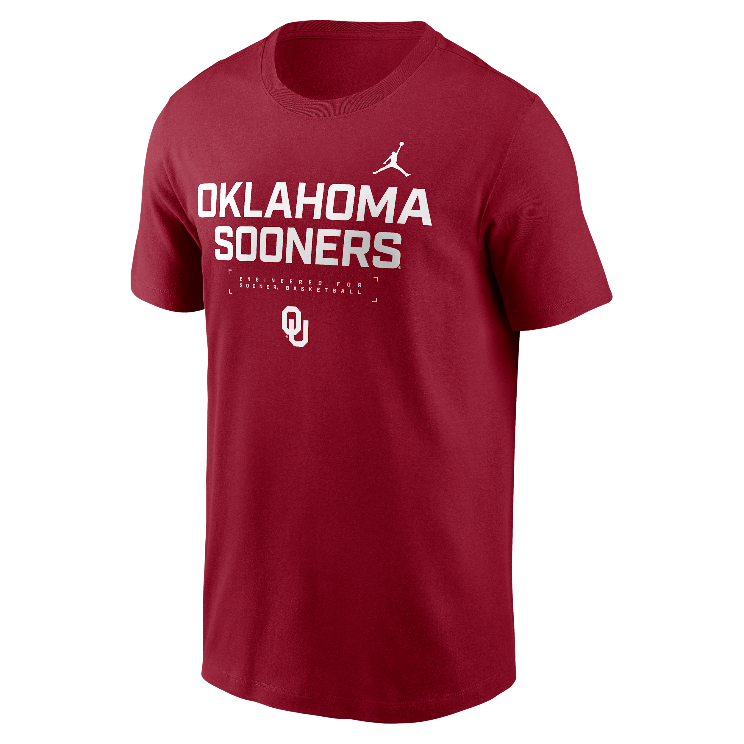 Nike Men's Oklahoma Courtside Basketball Jordan Brand Dri-fit College T-shirt In Animal Print
