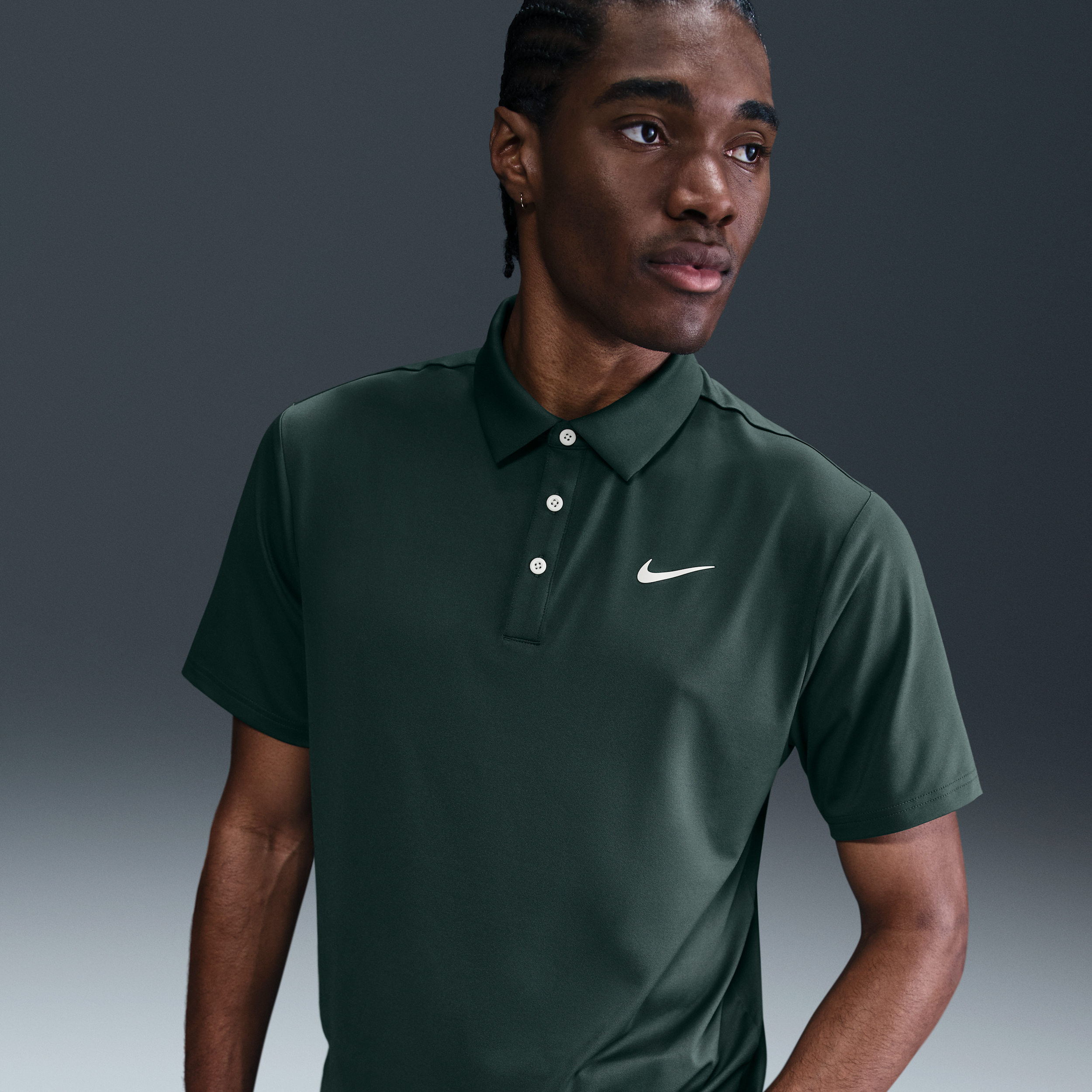 Nike Men's Tour Dri-fit Solid Golf Polo In Green