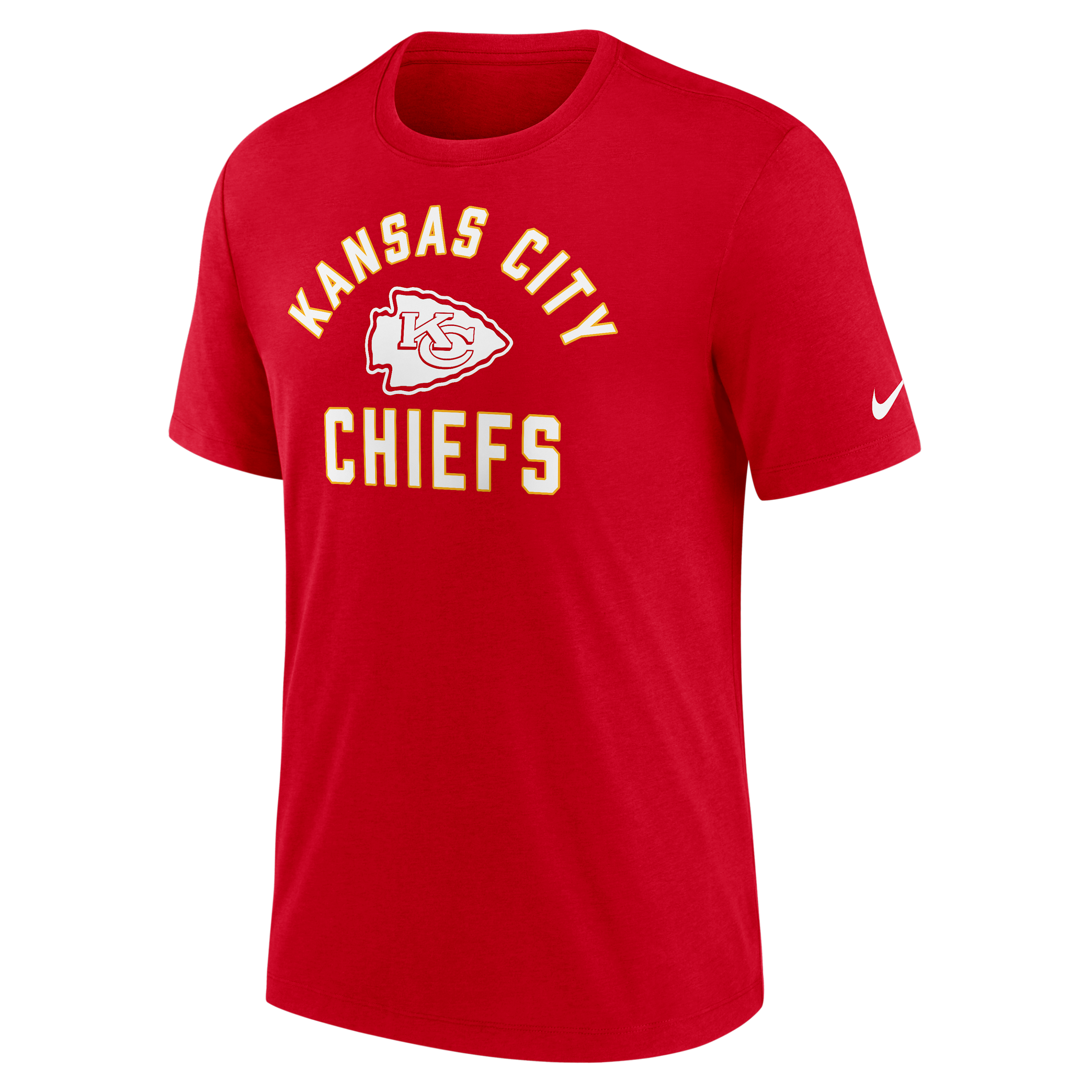 Nike Red Kansas City Chiefs Favorable Timeline Tri-blend T-shirt In Red