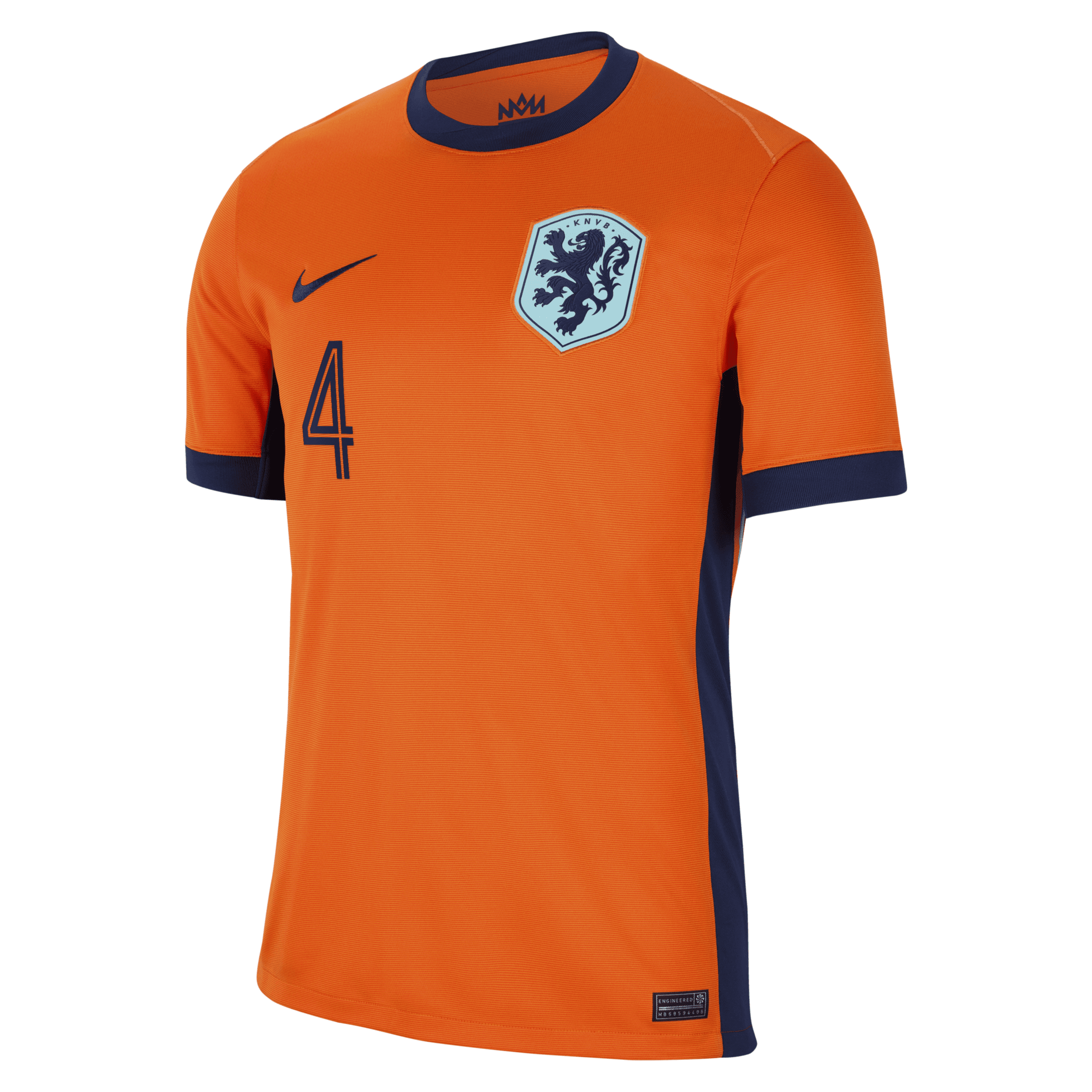 Shop Nike Virgil Van Dijk Netherlands National Team 2024 Stadium Home  Men's Dri-fit Soccer Jersey In Orange
