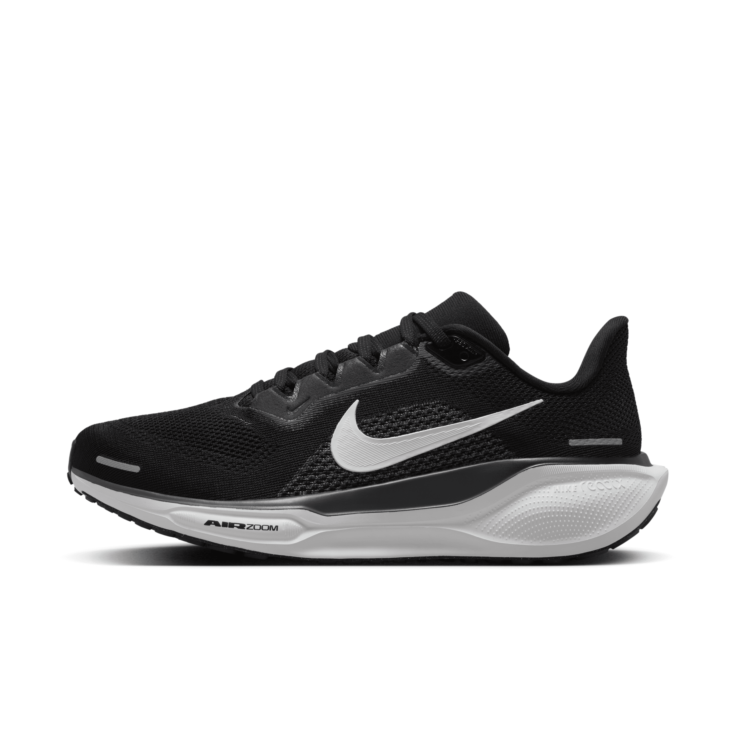 Nike Women's Pegasus 41 Road Running Shoes (wide) In Black/white/anthracite