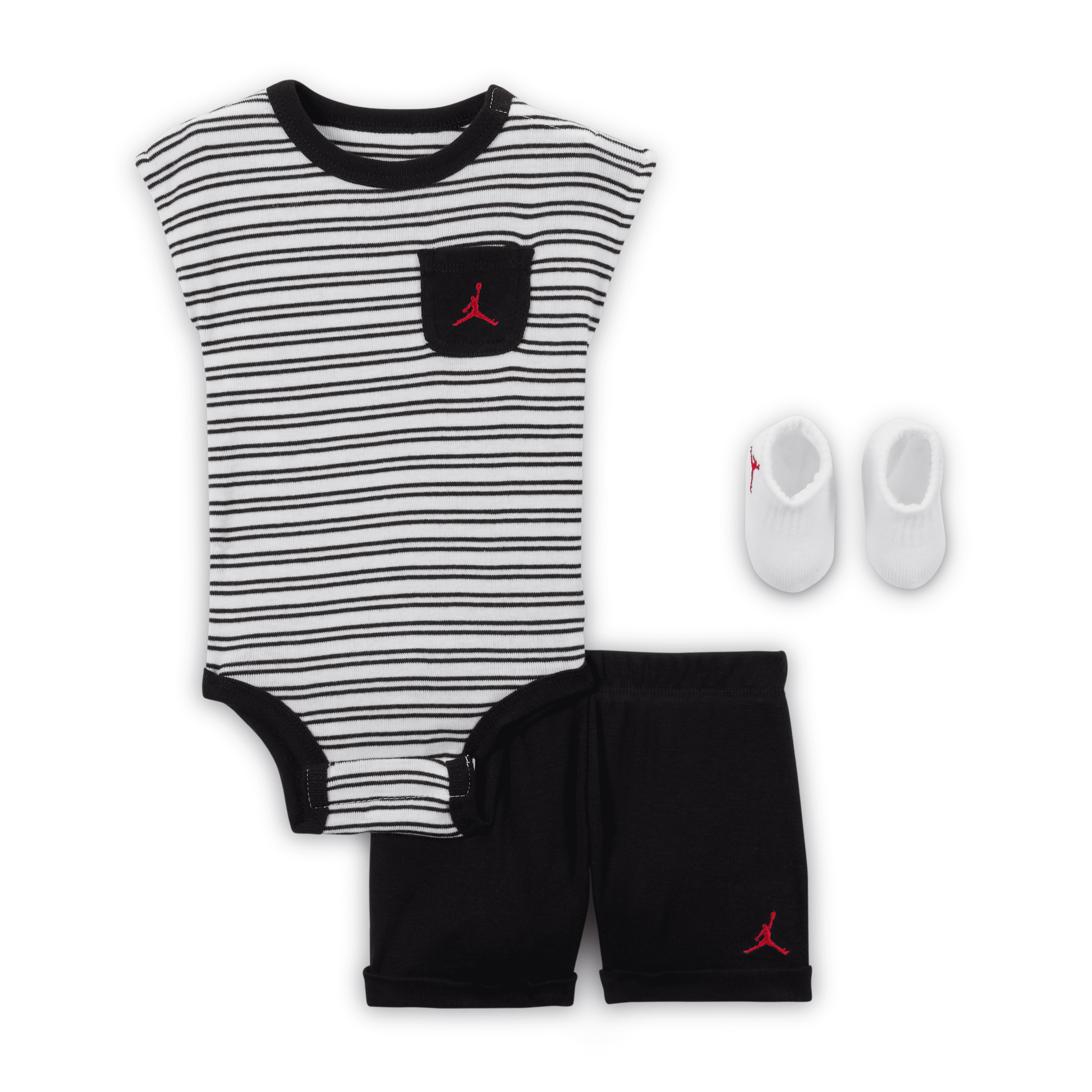 Jordan Essentials Baby Striped 3-piece Set