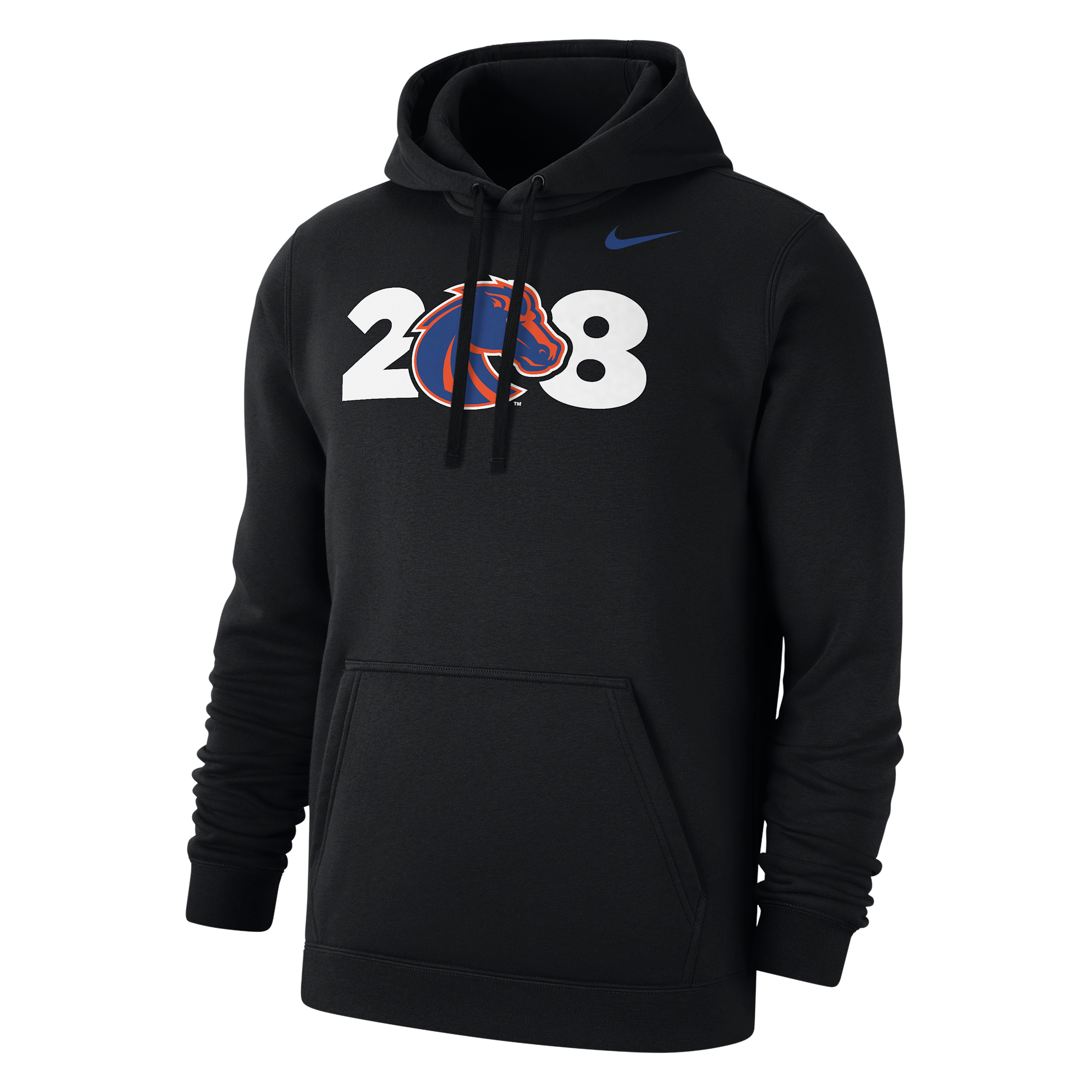 Nike Men's Club Fleece Football Pullover Hoodie In Black