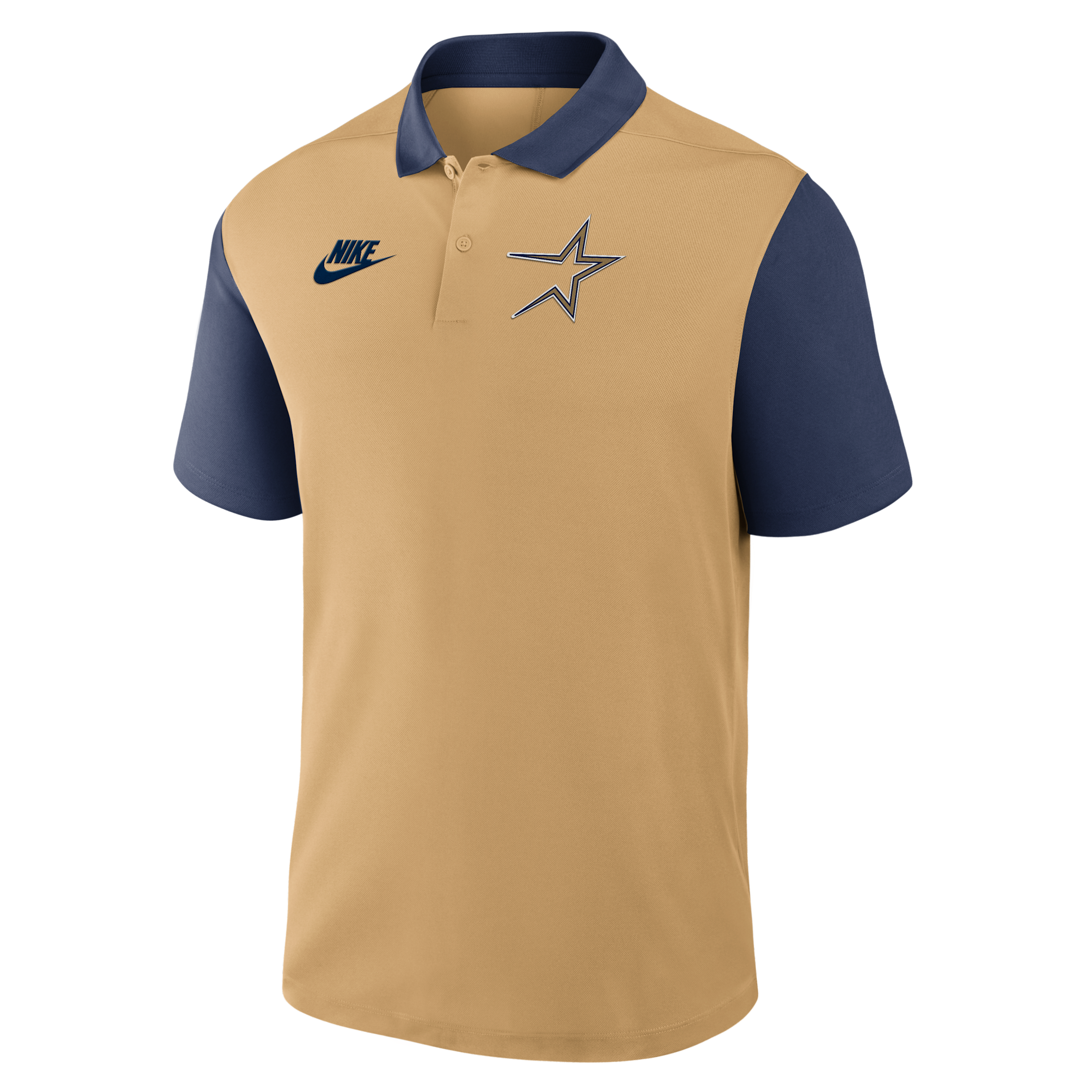 Nike Houston Astros Cooperstown Victory  Men's Dri-fit Mlb Polo In Brown