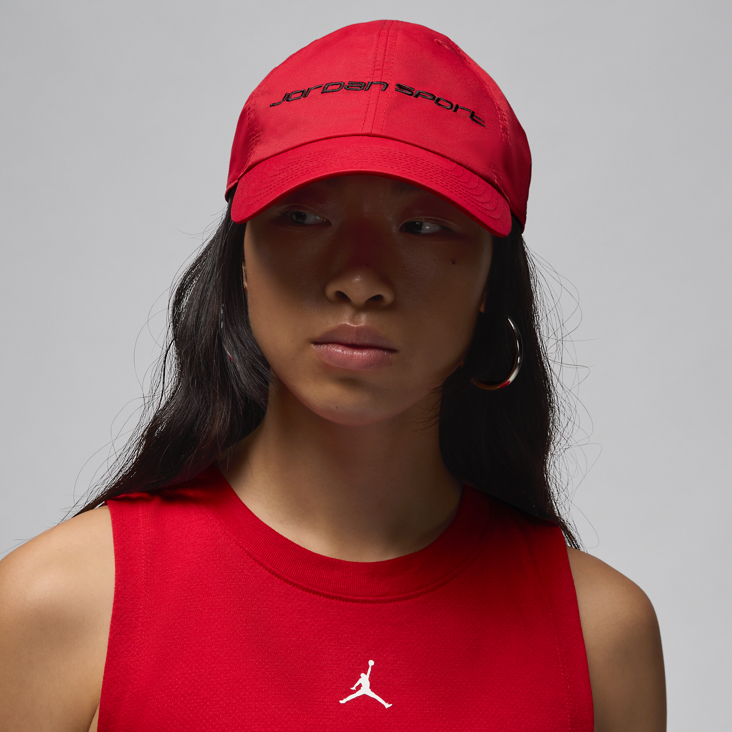 Jordan Club Unstructured Hat In Red