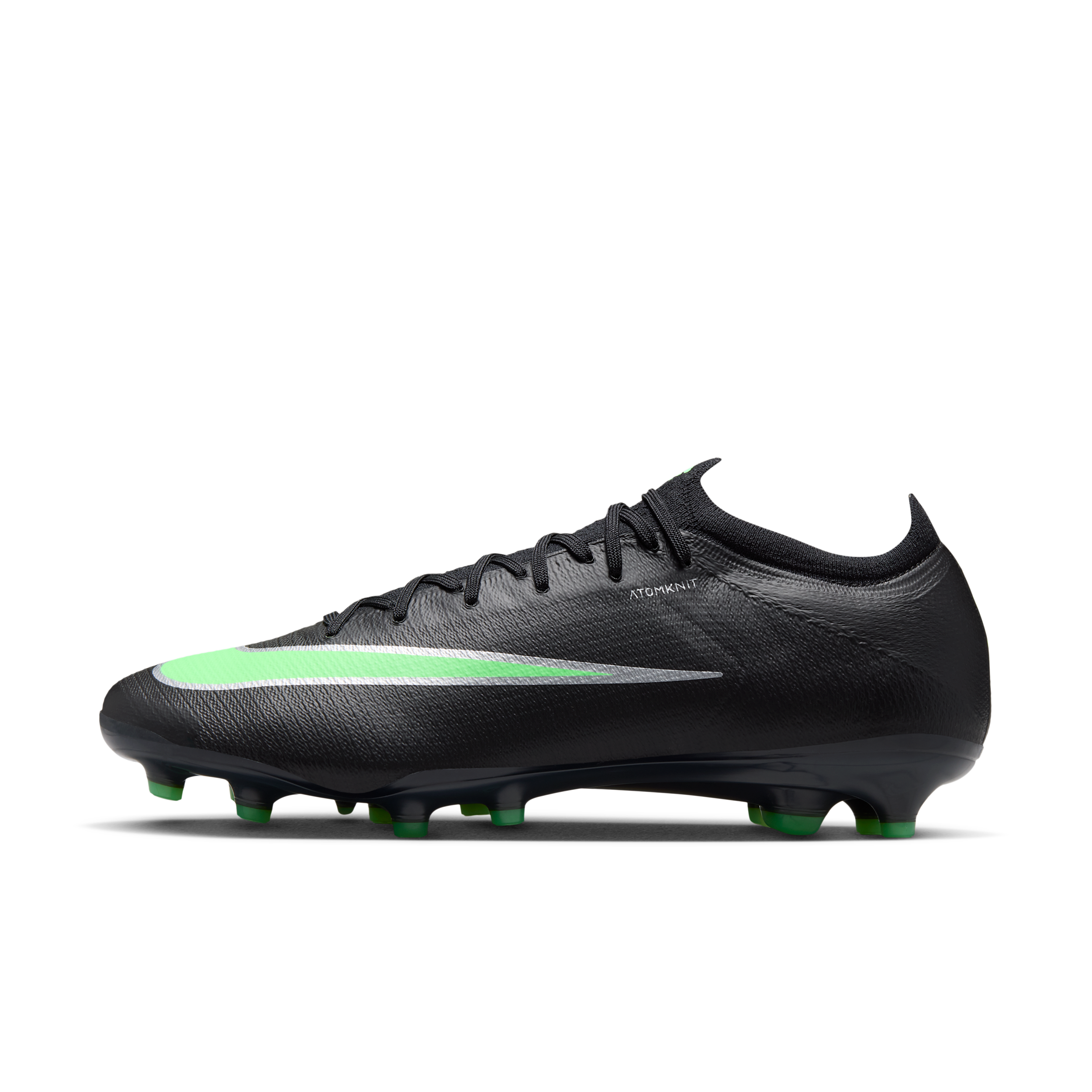 Nike Men's Mercurial Vapor 17 Elite Artificial-Grass Low-Top Soccer Cleats in Black | IO4252-001
