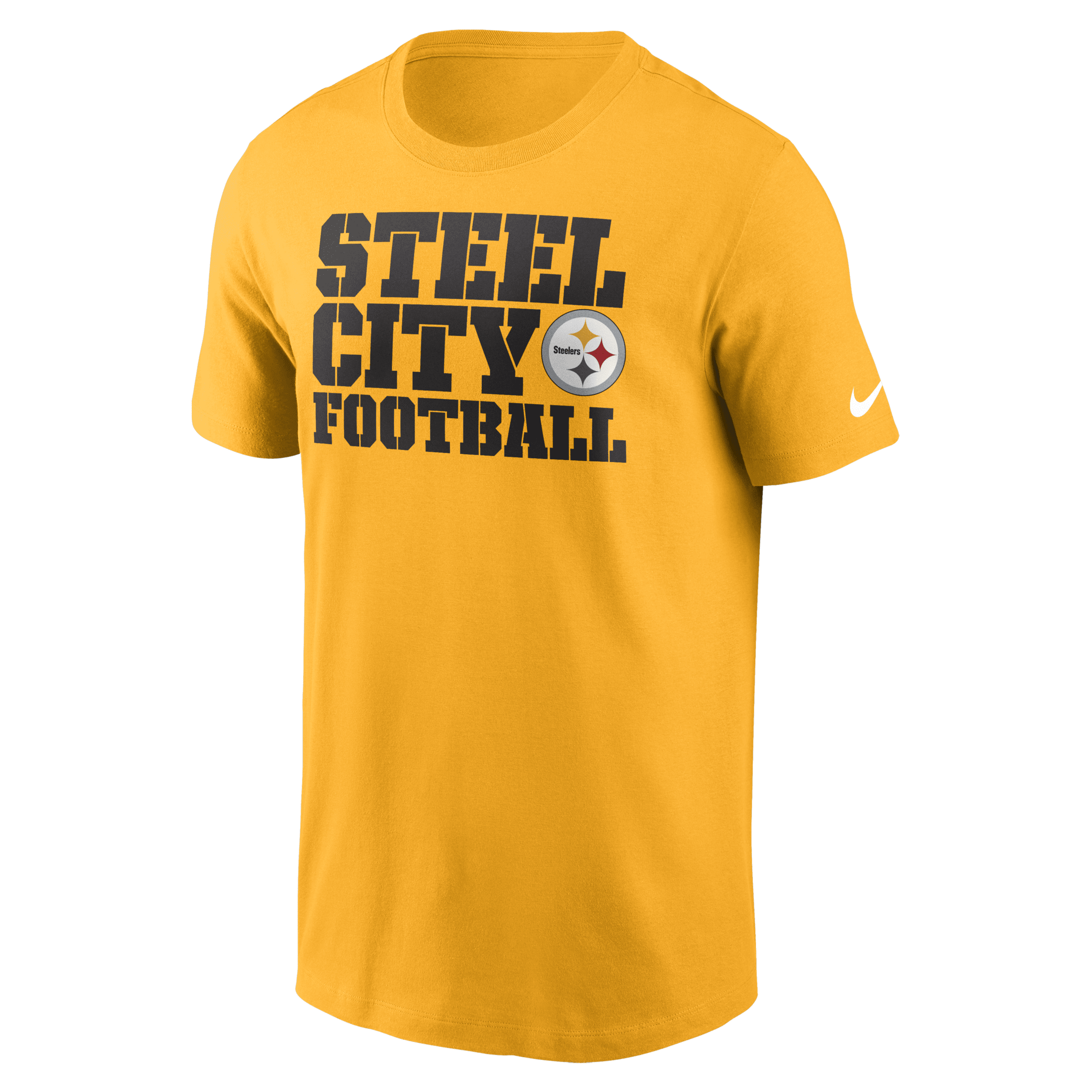 Nike Pittsburgh Steelers Local Essential  Men's Nfl T-shirt In Brown