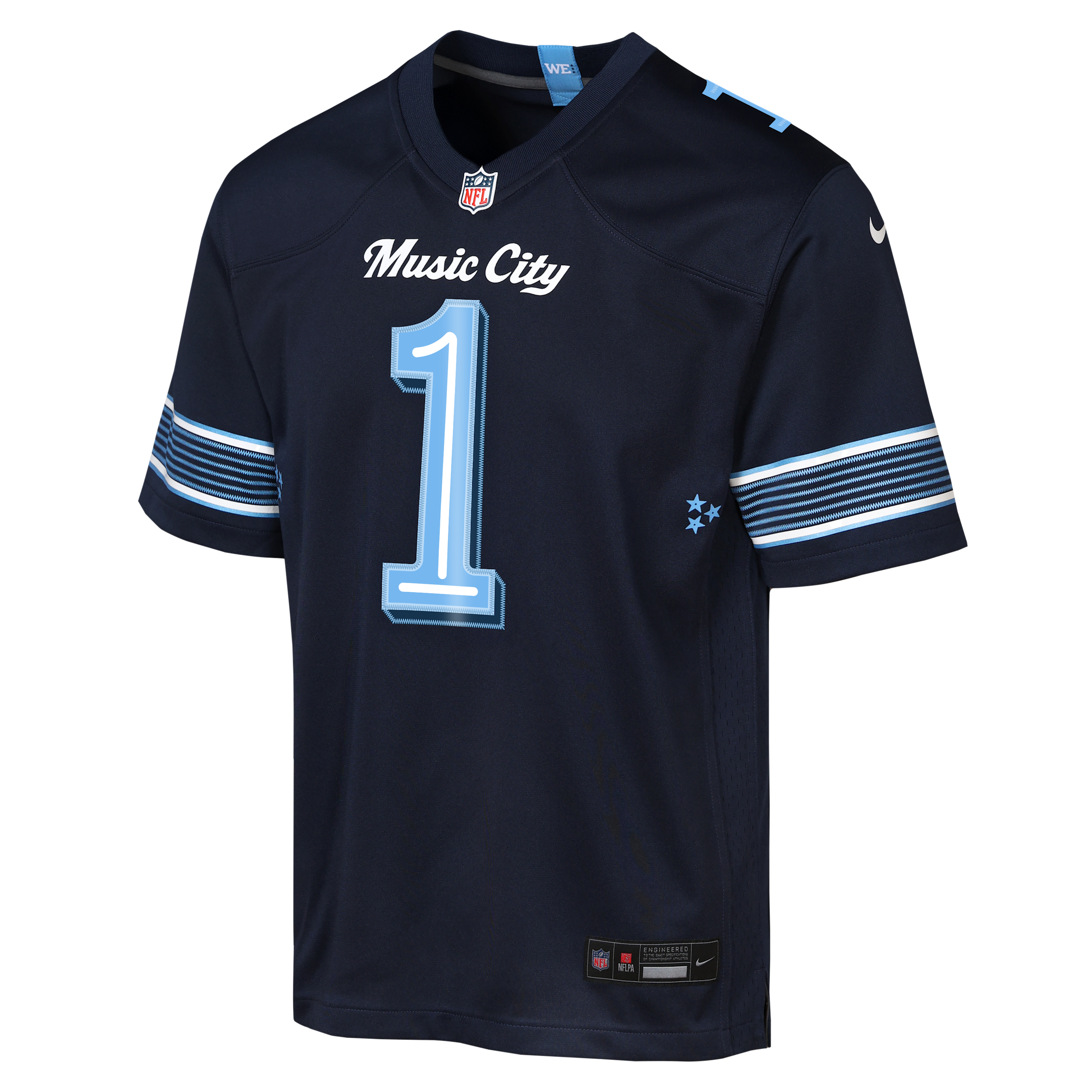 Cameron Ward Tennessee Titans Rivalries Collection Big Kids' Nike NFL Game Jersey in Blue | Z1B7RVP9TTNWC-000