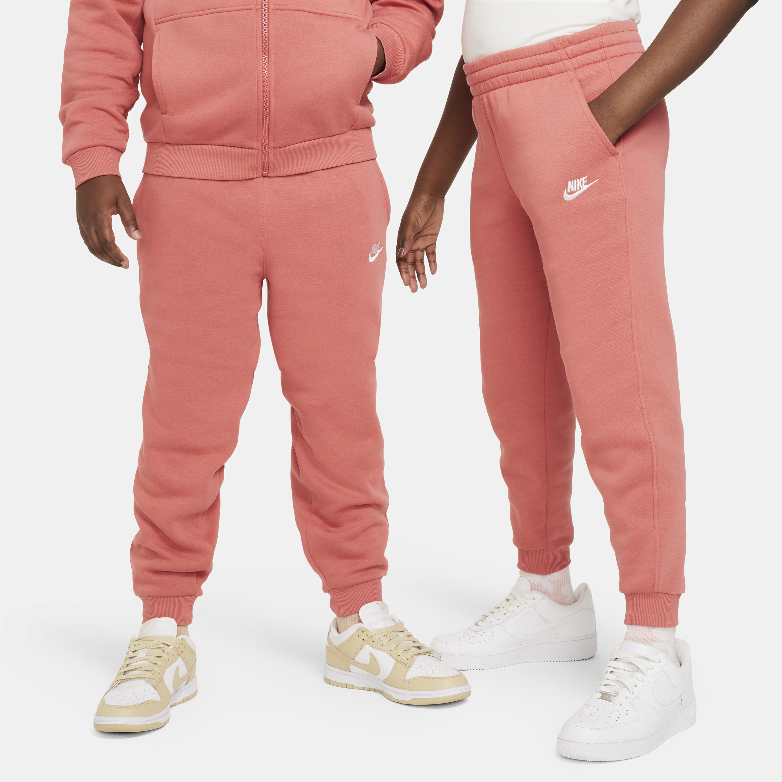 Nike Sportswear Club Fleece Big Kids' Jogger Pants (extended Size) In Red