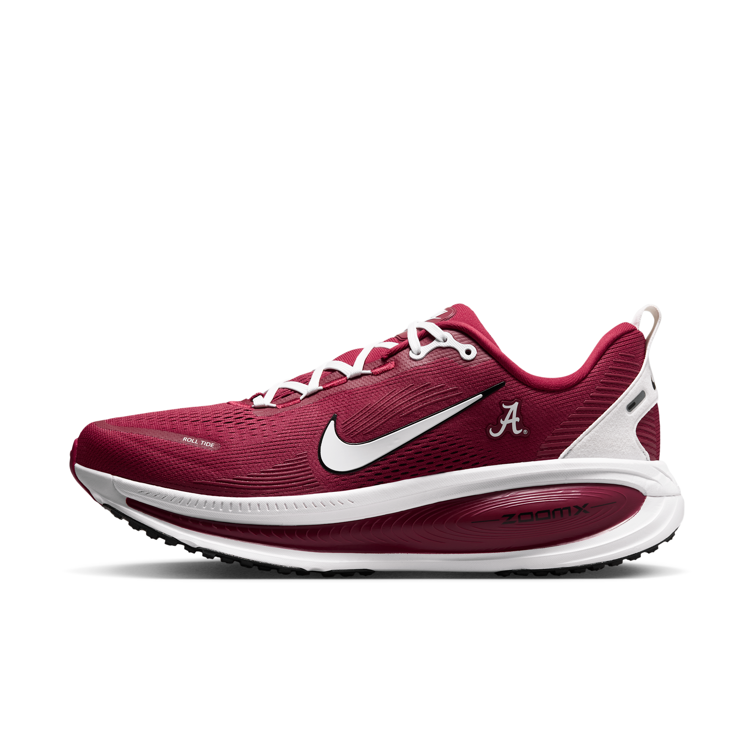 Nike Men's Vomero 18 Alabama Crimson Tide Running Shoes in Team Crimson/Black/White Size: 9.0