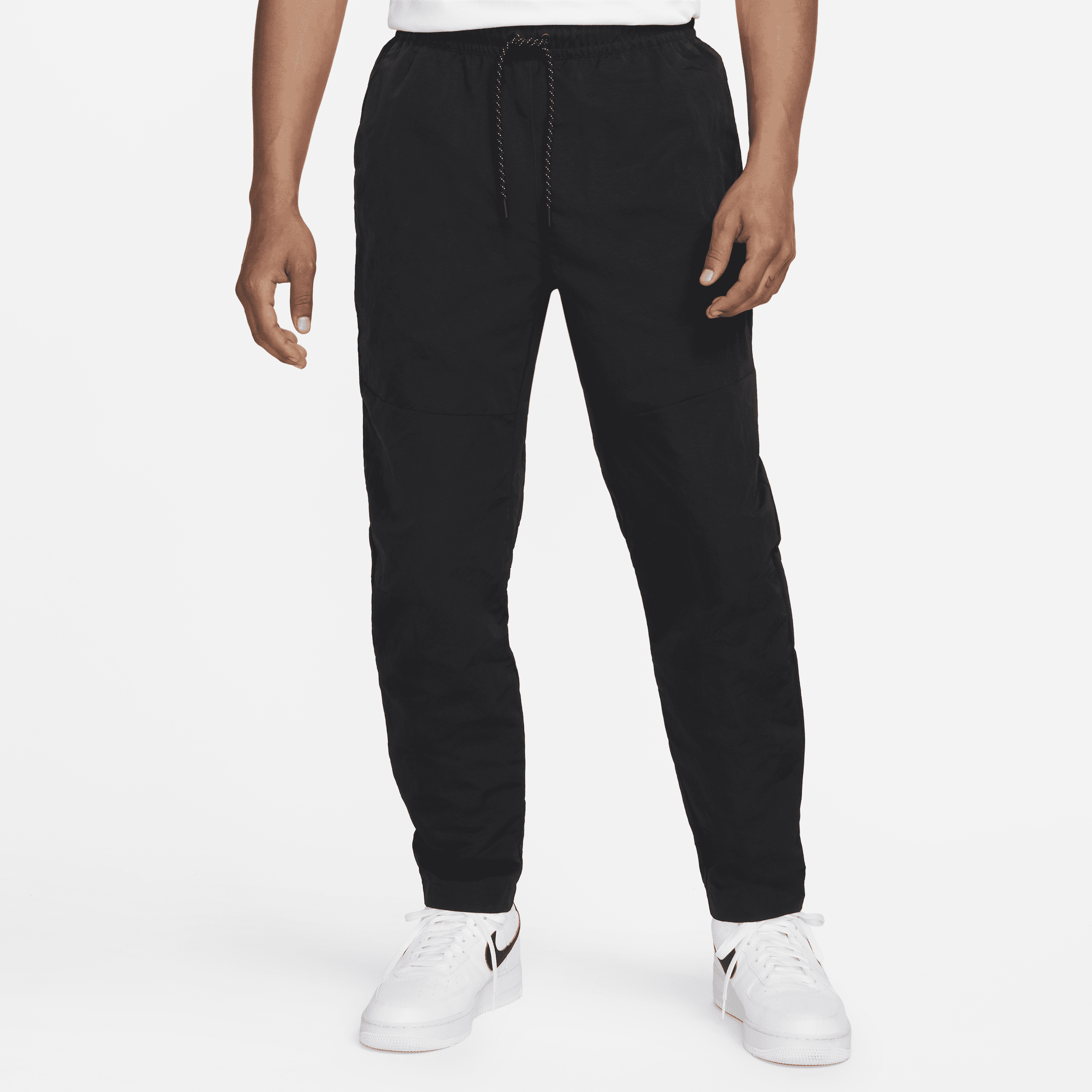 Shop Nike Men's  Sportswear Tech Essentials Lined Commuter Pants In Black