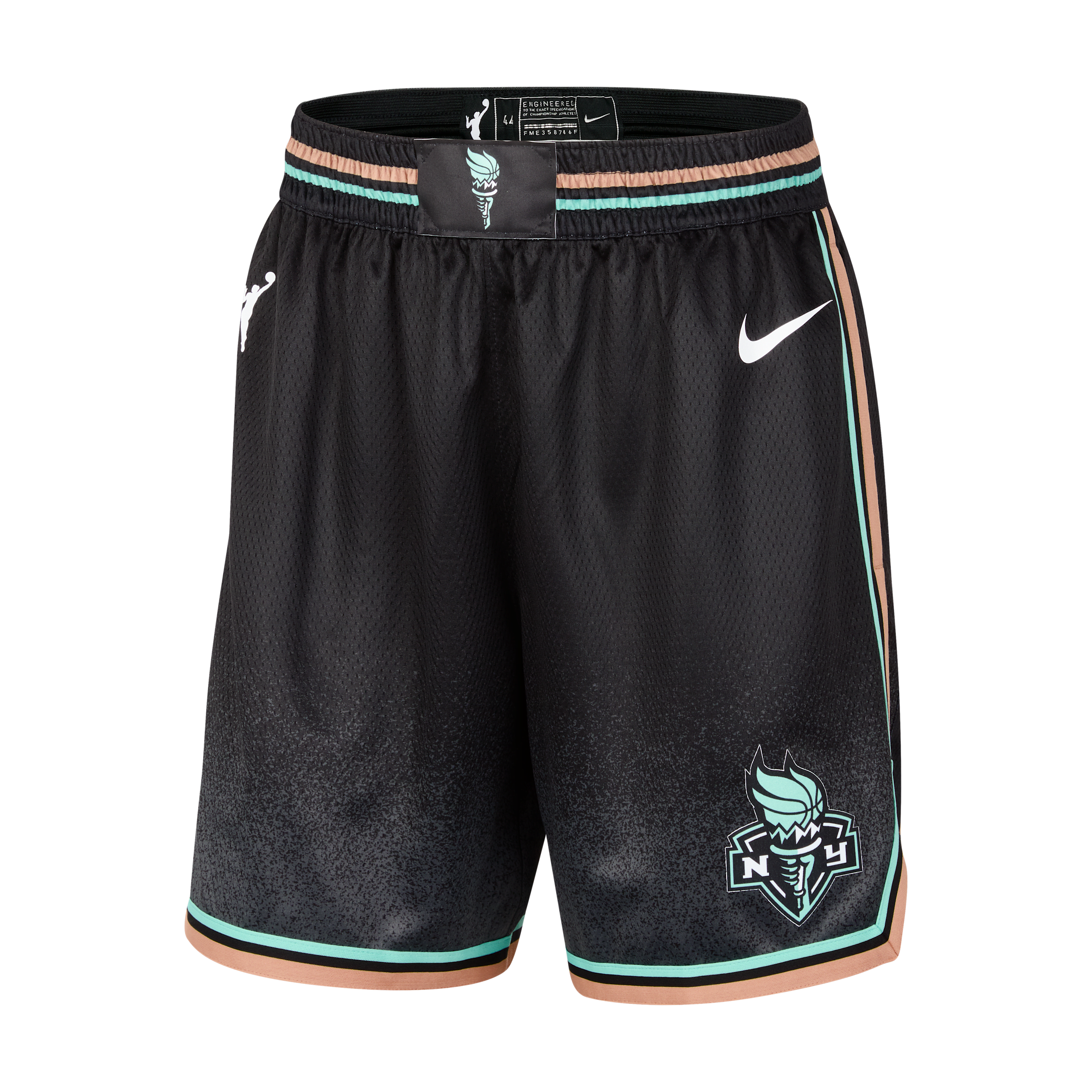 Nike Women's New York Liberty On-court Victory Performance Shorts In Black