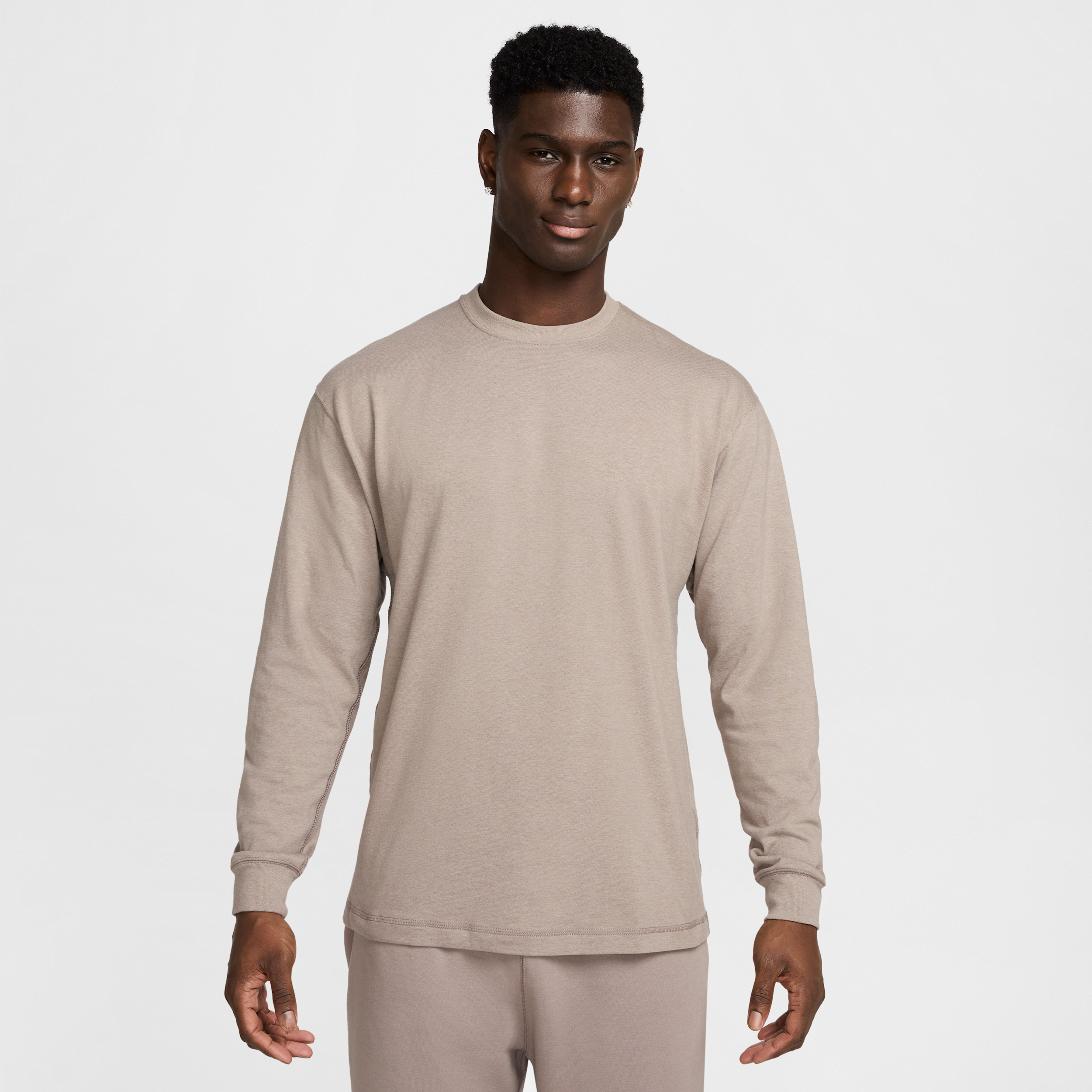 Nike Unisex Wool Classics Long-sleeve T-shirt In Grey