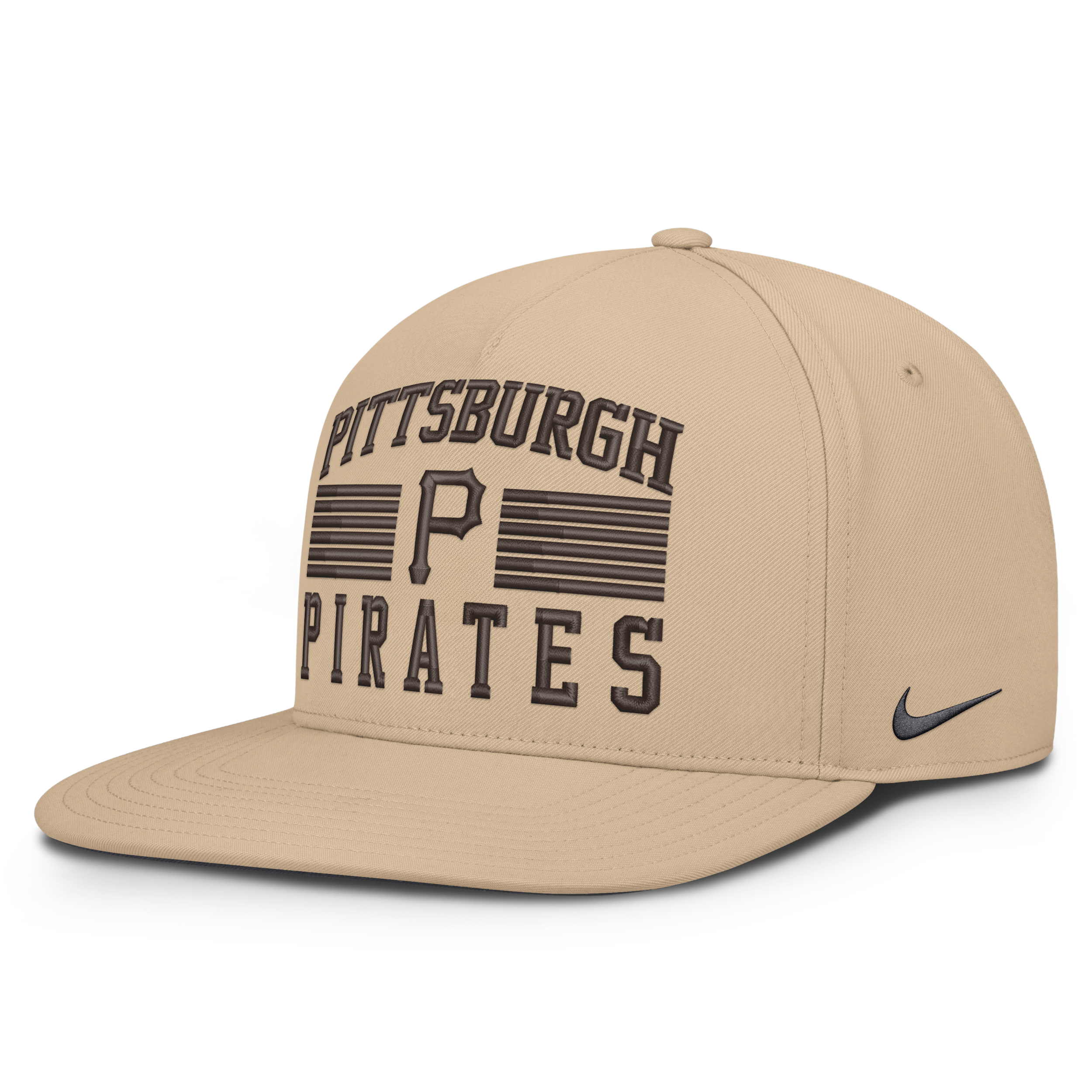 Pittsburgh Pirates Pro Nike Men's AeroBill MLB Adjustable Hat in Brown | NB510GT5PTB-QTH