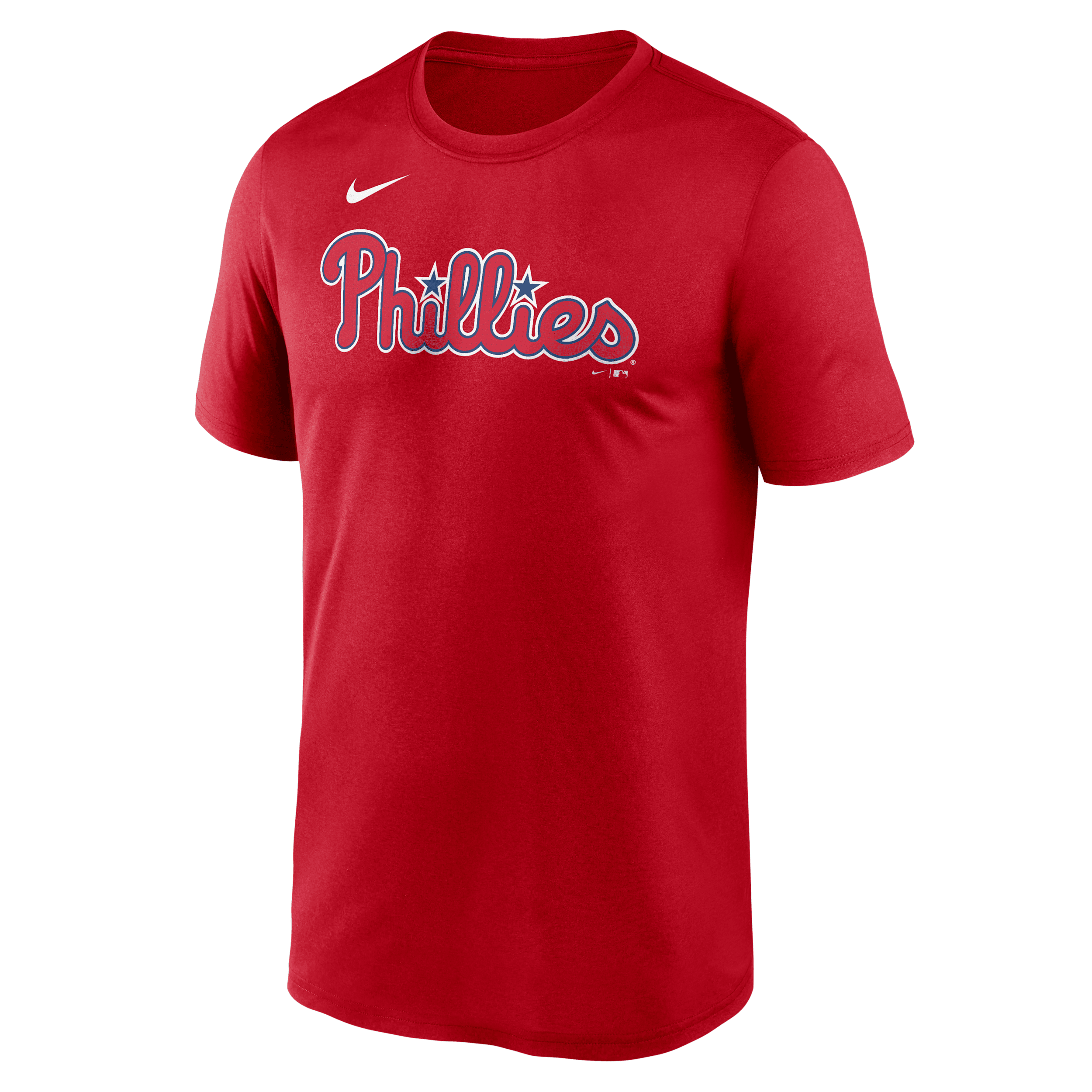 Nike Red Philadelphia Phillies Fuse Wordmark T-shirt In Red