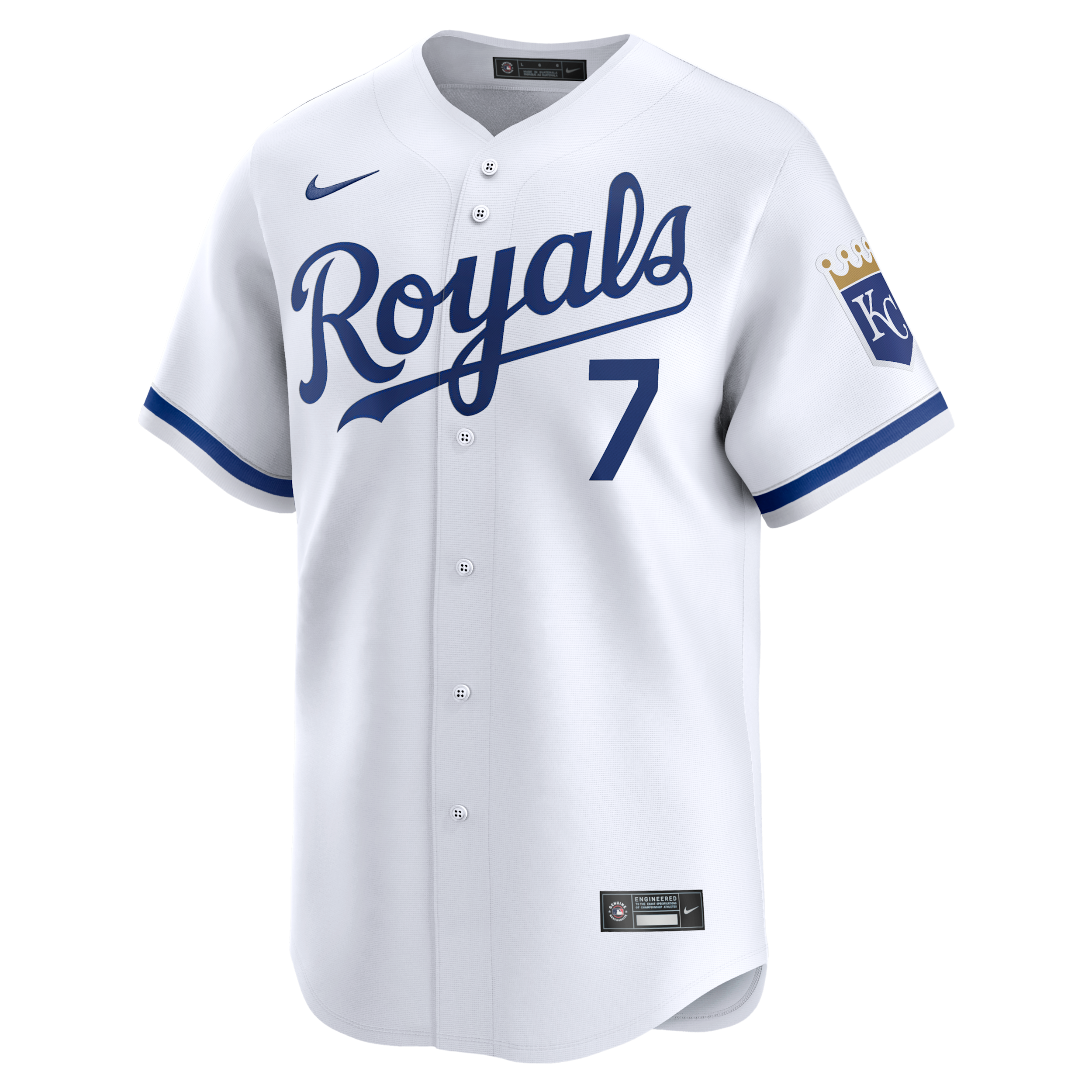 Bobby Witt Jr. Kansas City Royals Nike Men's Dri-FIT ADV MLB Limited Jersey in White | T7LMROHORO9-00D