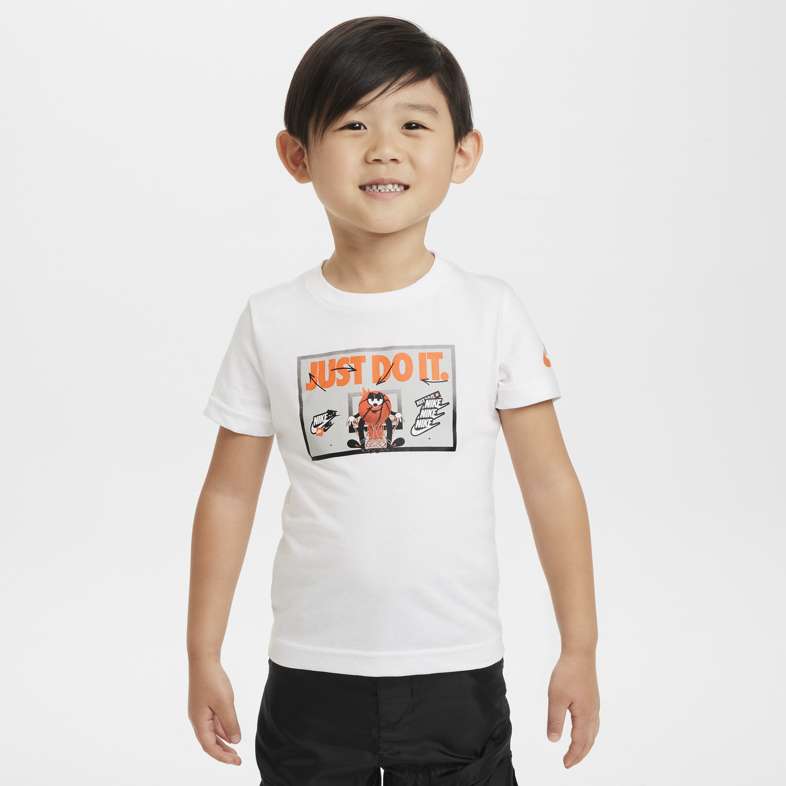 Nike Babies' Toddler Bball Just Do It T-shirt In White