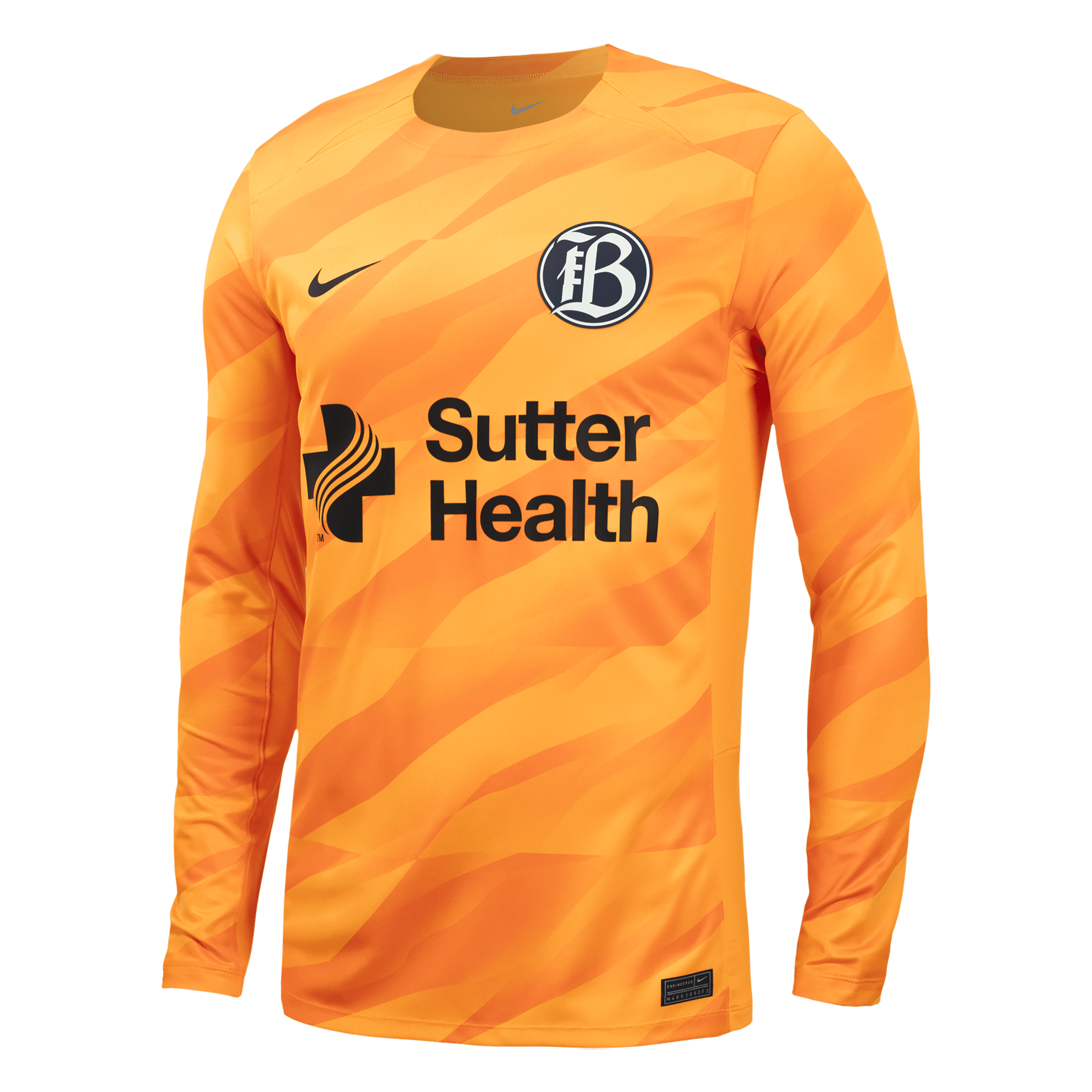 Shop Nike Bay Fc 2024 Goalkeeper  Unisex Nwsl Long-sleeve Replica Jersey In Orange