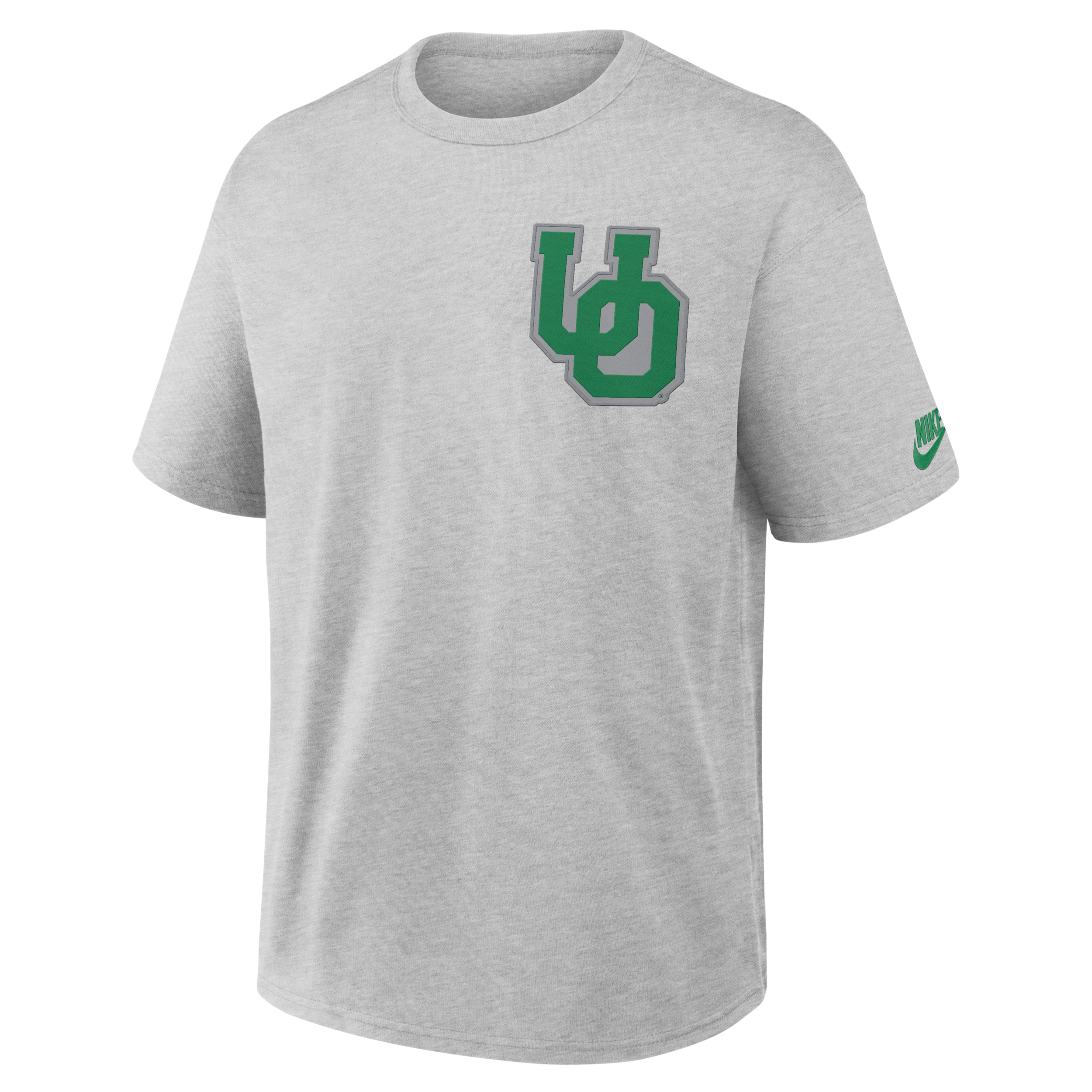 Nike Men's Heather Gray Oregon Ducks Legacy Logo Max90 T-Shirt - Heather Gray