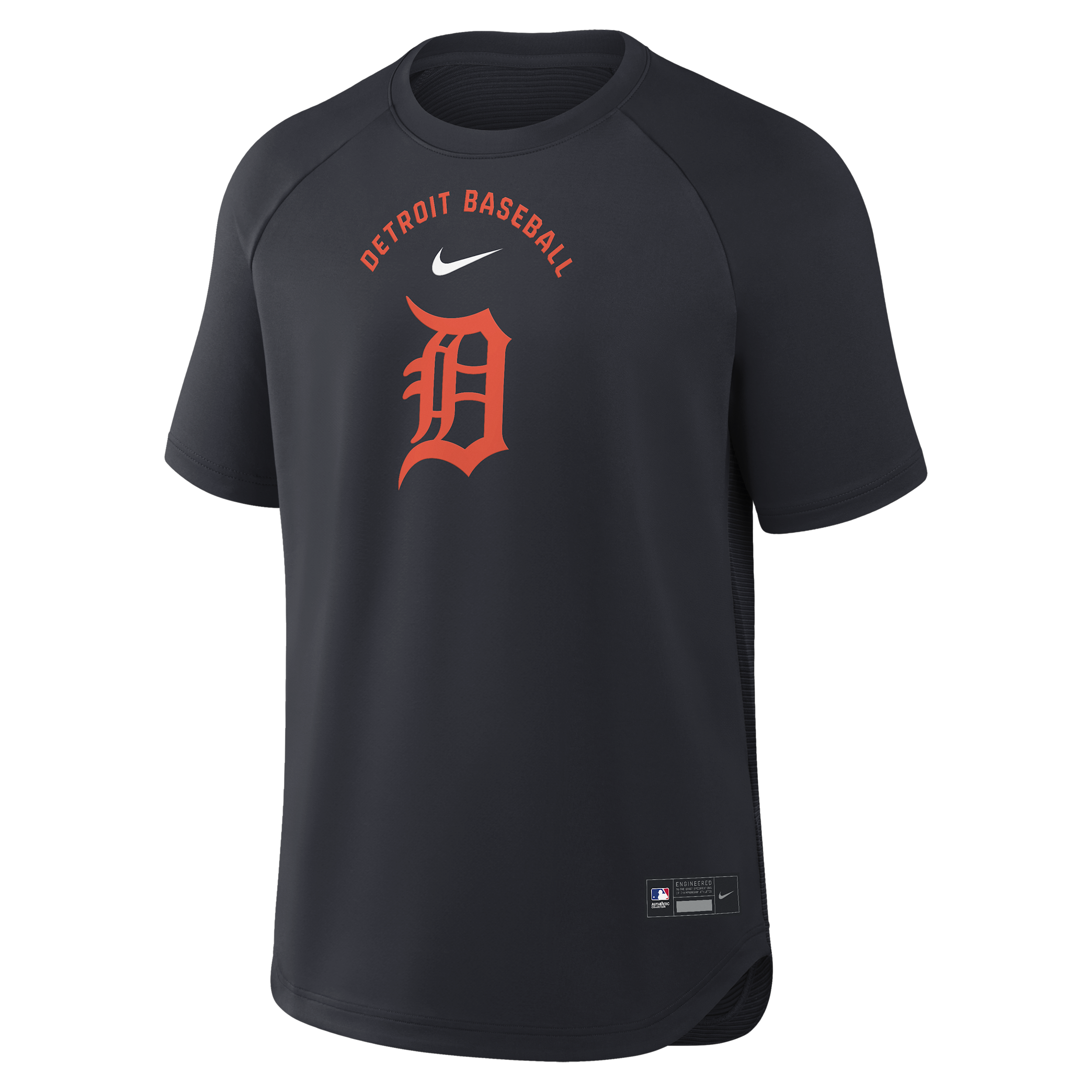 Detroit Tigers Authentic Collection Batting Practice Pregame Nike Men's Dri-FIT MLB Top in Blue | 04HG11L5DG-7DX