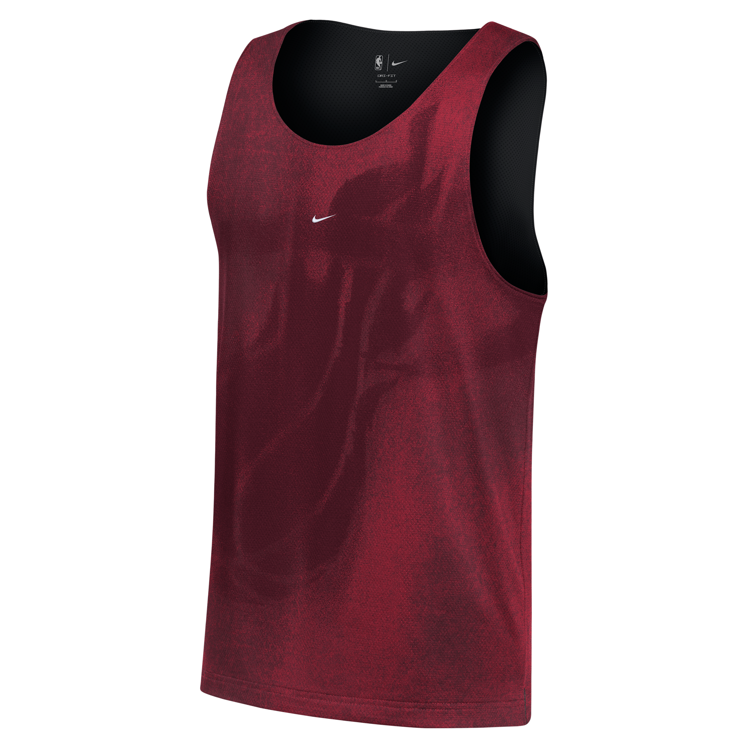 Nike Adult Miami Heat Worn With Obsession Standard Issue Mesh Basketball Jersey, Men's, Small, Red