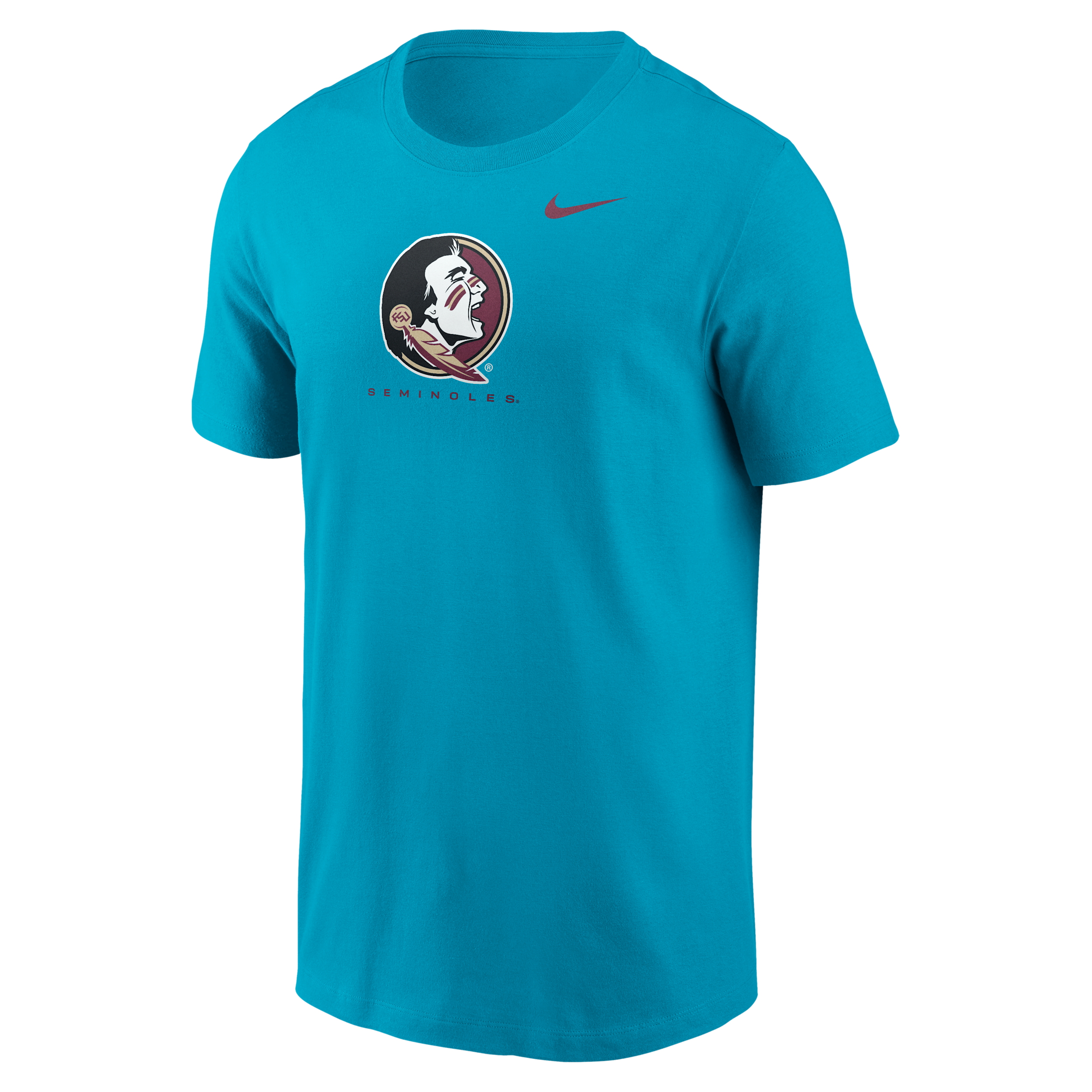 Florida State Courtside Nike Men's Dri-FIT College T-Shirt in Blue | 02ET4KBFTN-L7G