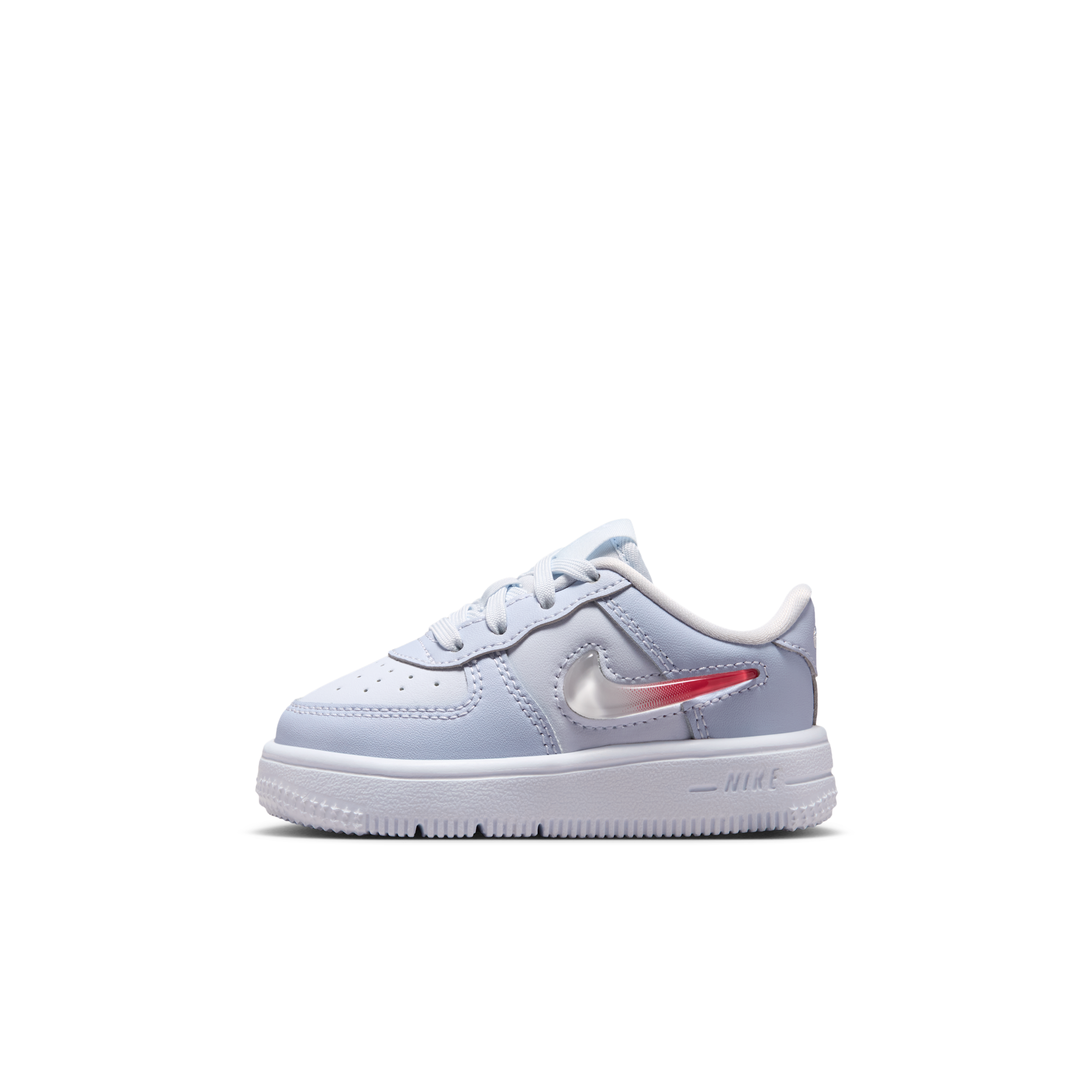 Girls Nike Air Force 1 Low - Girls' Toddler Shoes Grey/Pink/White Size 05.0