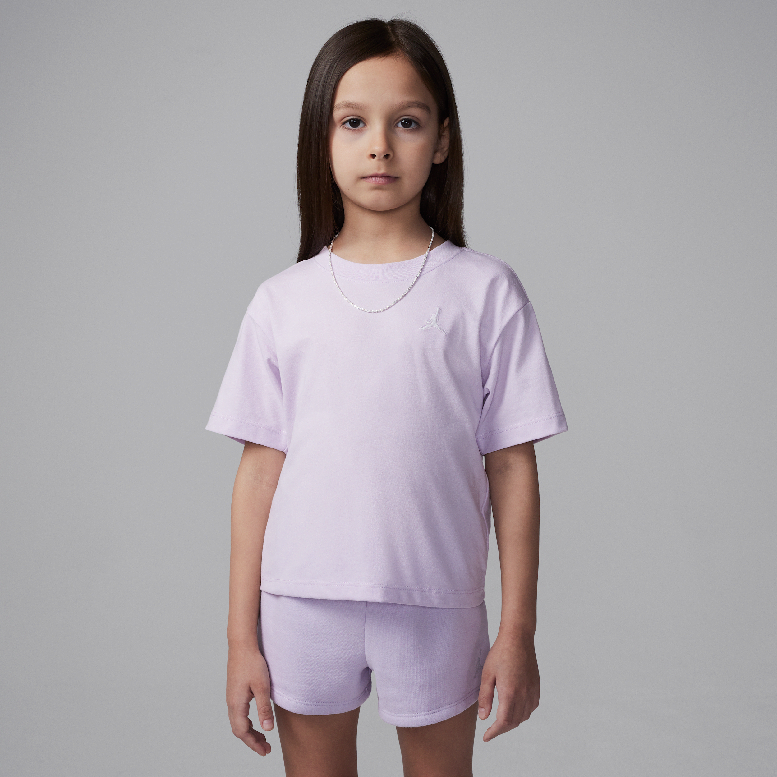 Jordan Brooklyn Essentials Little Kids' T-shirt In Pink