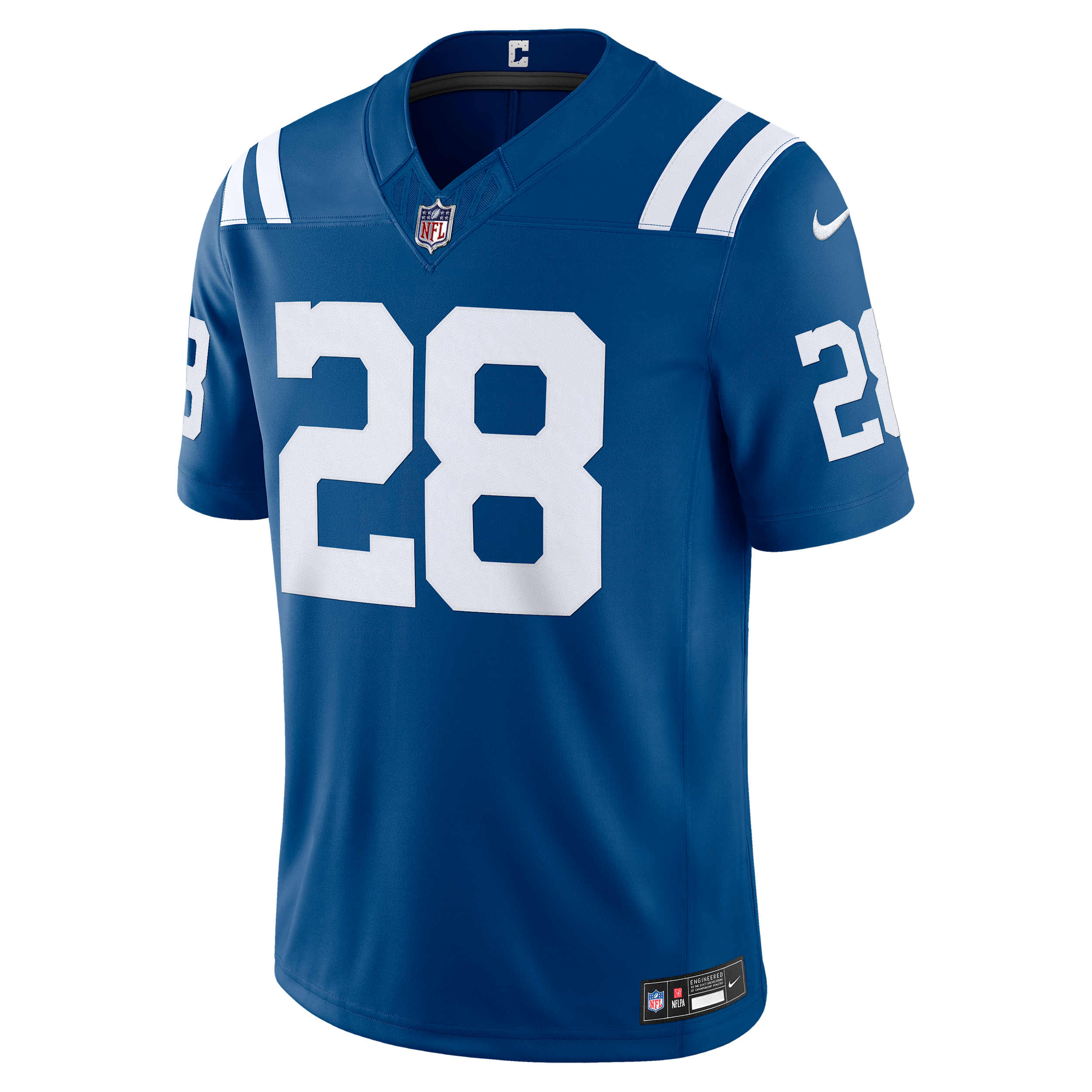 Jonathan Taylor Indianapolis Colts Nike Men's Dri-FIT NFL Stitched Limited Jersey in Blue | 37NMICLH98F-5SL