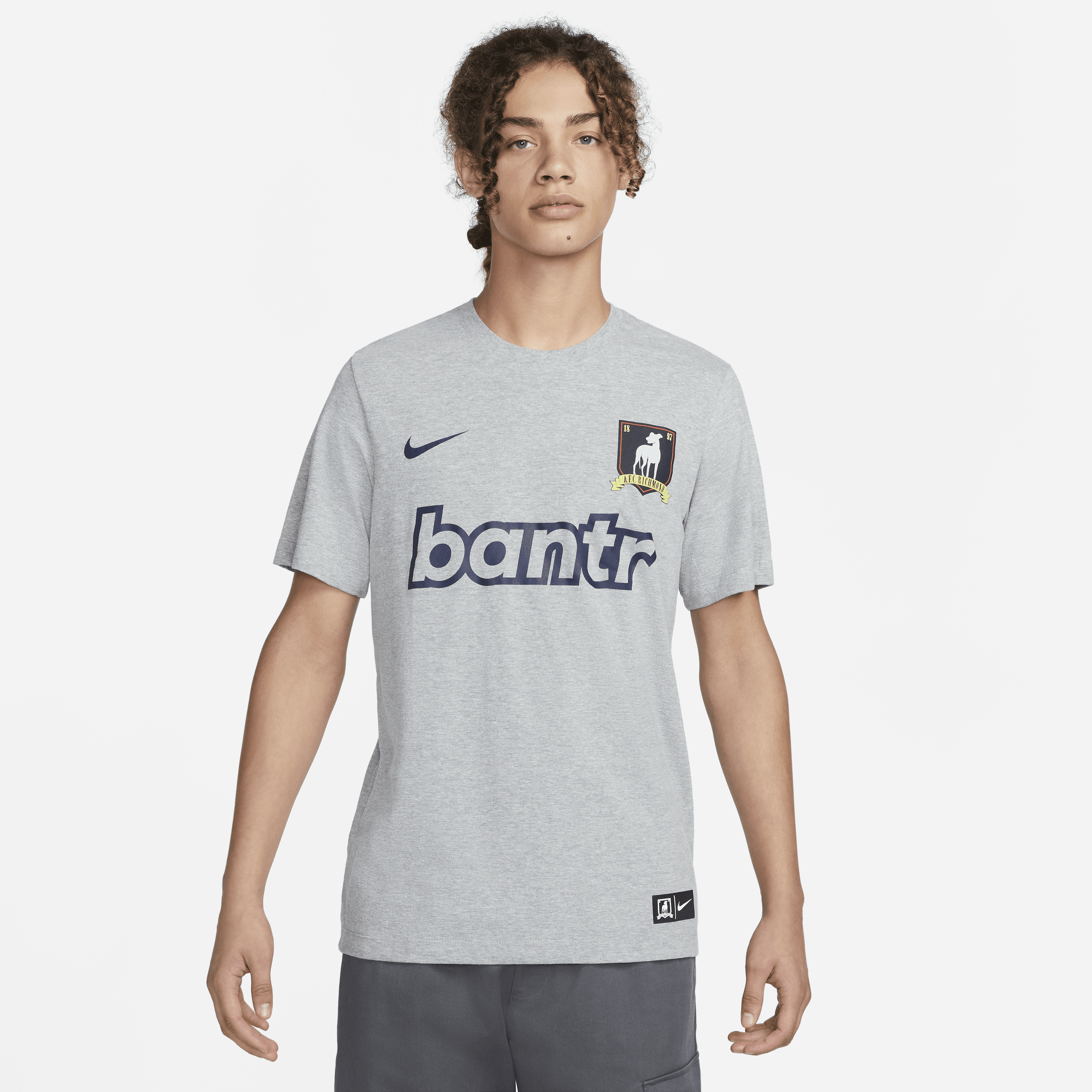 Nike Afc Richmond Men's Bantr T-shirt In Grey